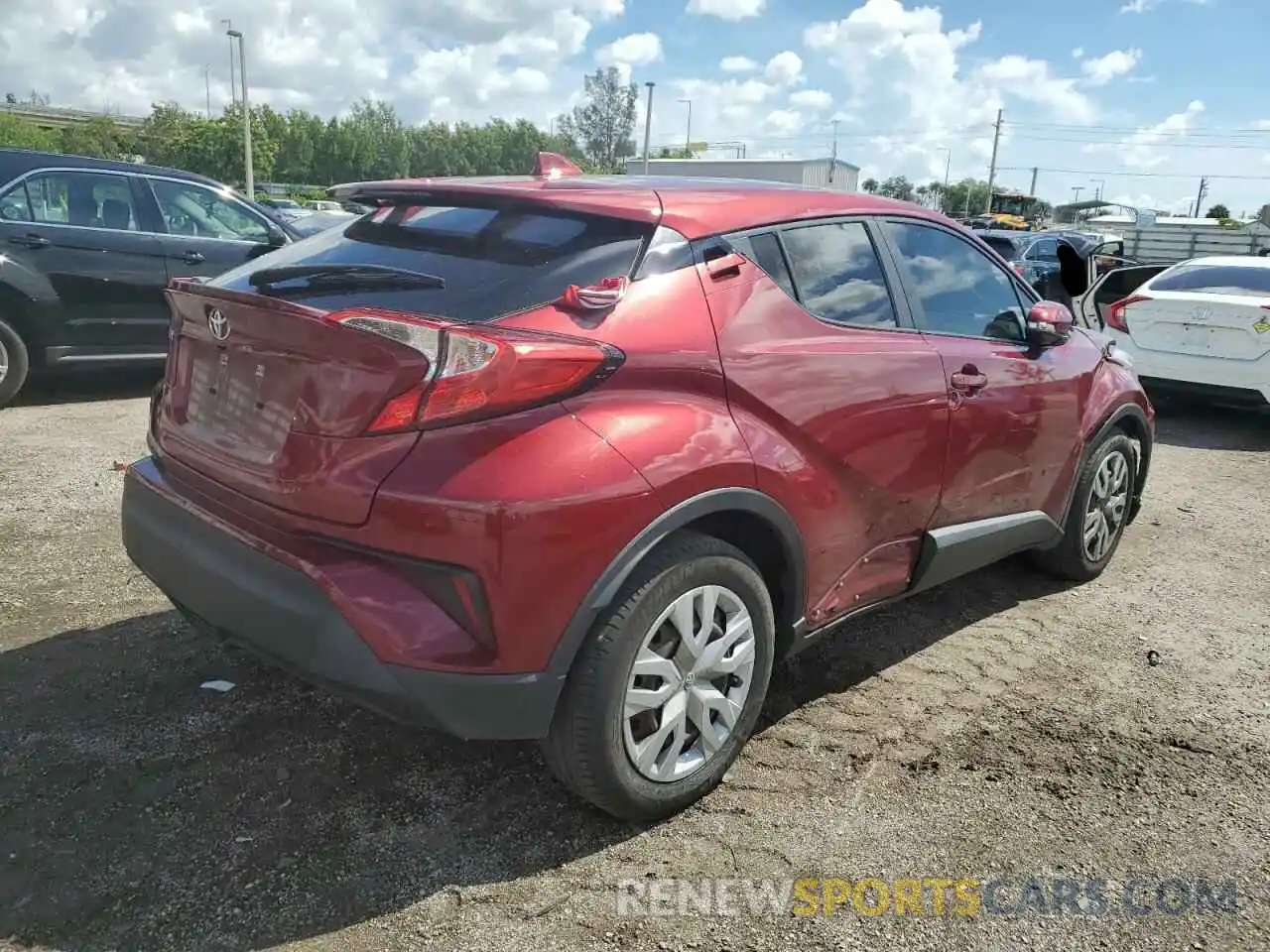 4 Photograph of a damaged car JTNKHMBX6K1024220 TOYOTA C-HR 2019