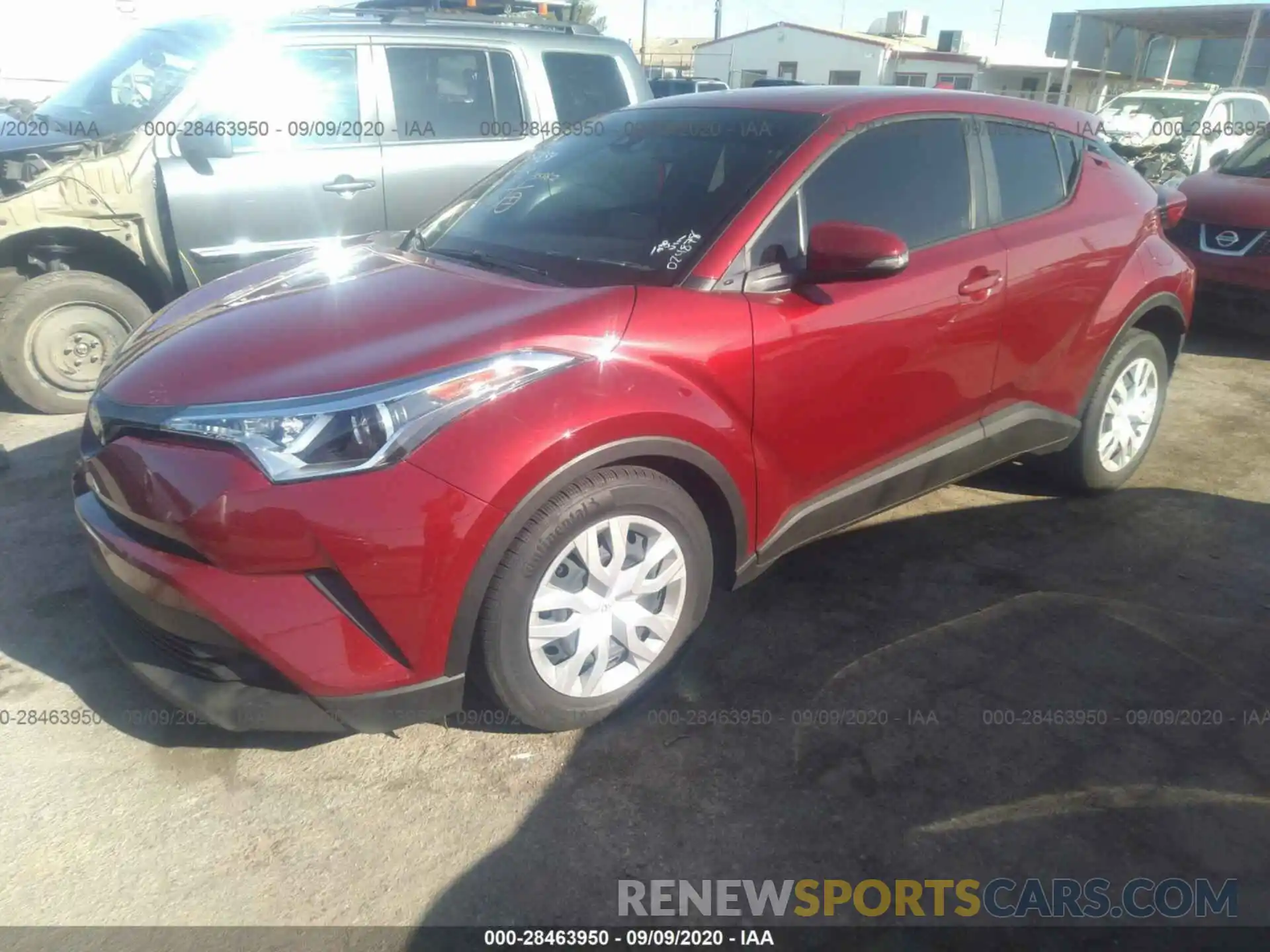 2 Photograph of a damaged car JTNKHMBX6K1024878 TOYOTA C-HR 2019