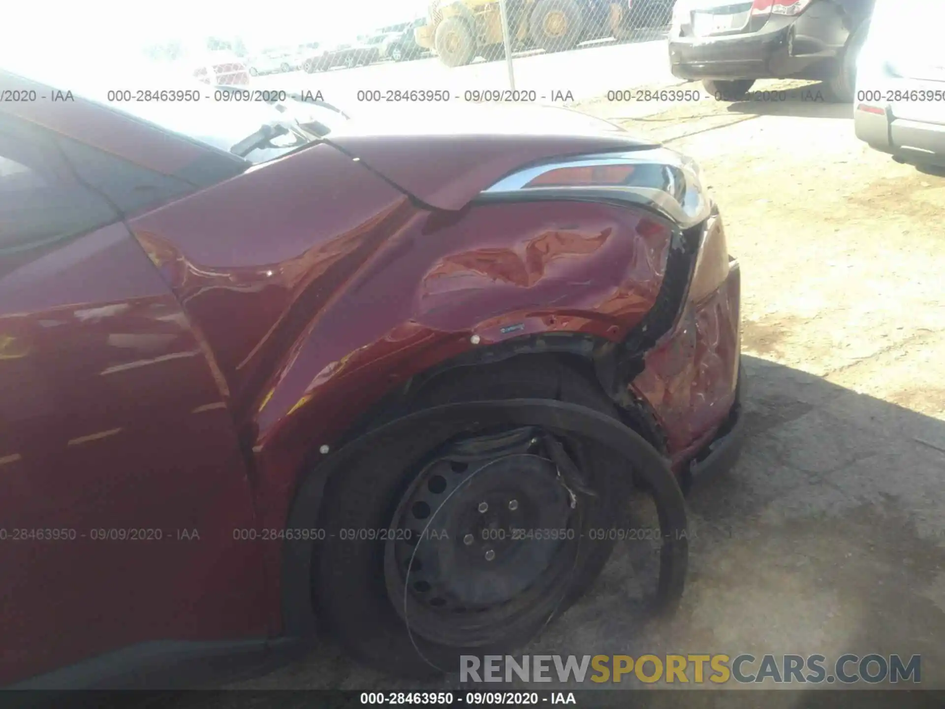 6 Photograph of a damaged car JTNKHMBX6K1024878 TOYOTA C-HR 2019