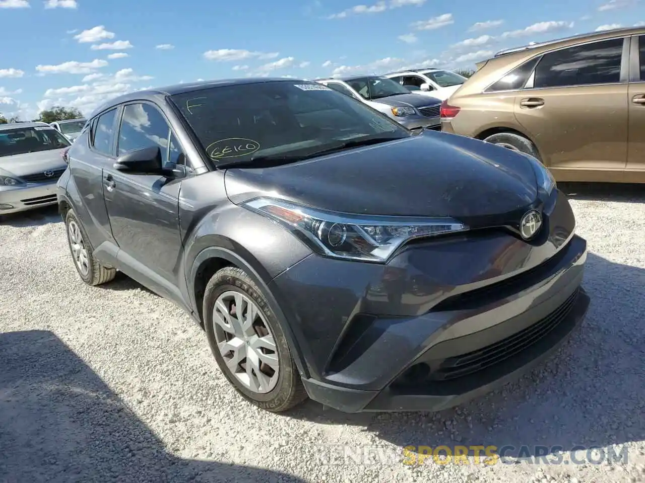 1 Photograph of a damaged car JTNKHMBX6K1024881 TOYOTA C-HR 2019