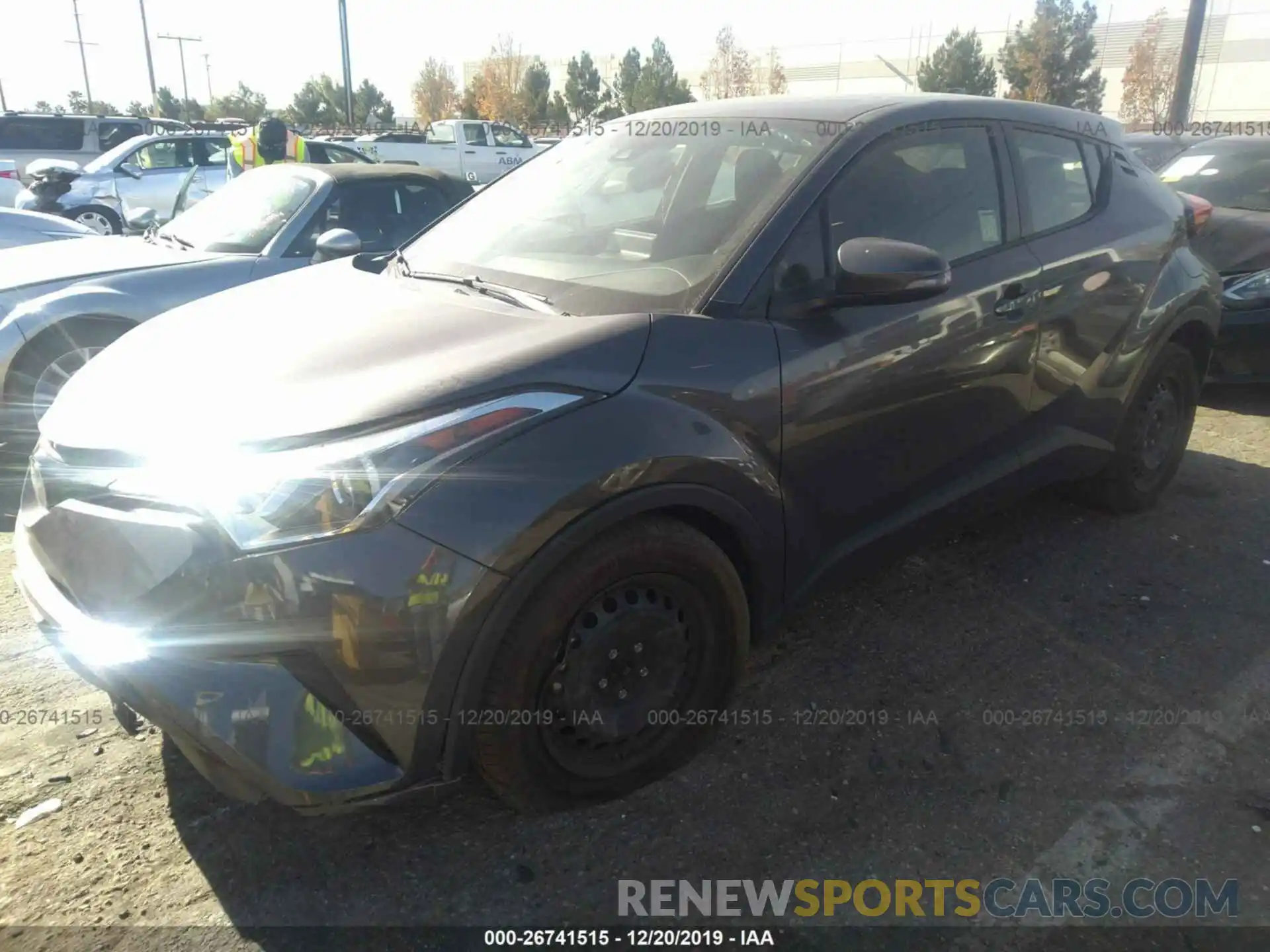 2 Photograph of a damaged car JTNKHMBX6K1026792 TOYOTA C-HR 2019