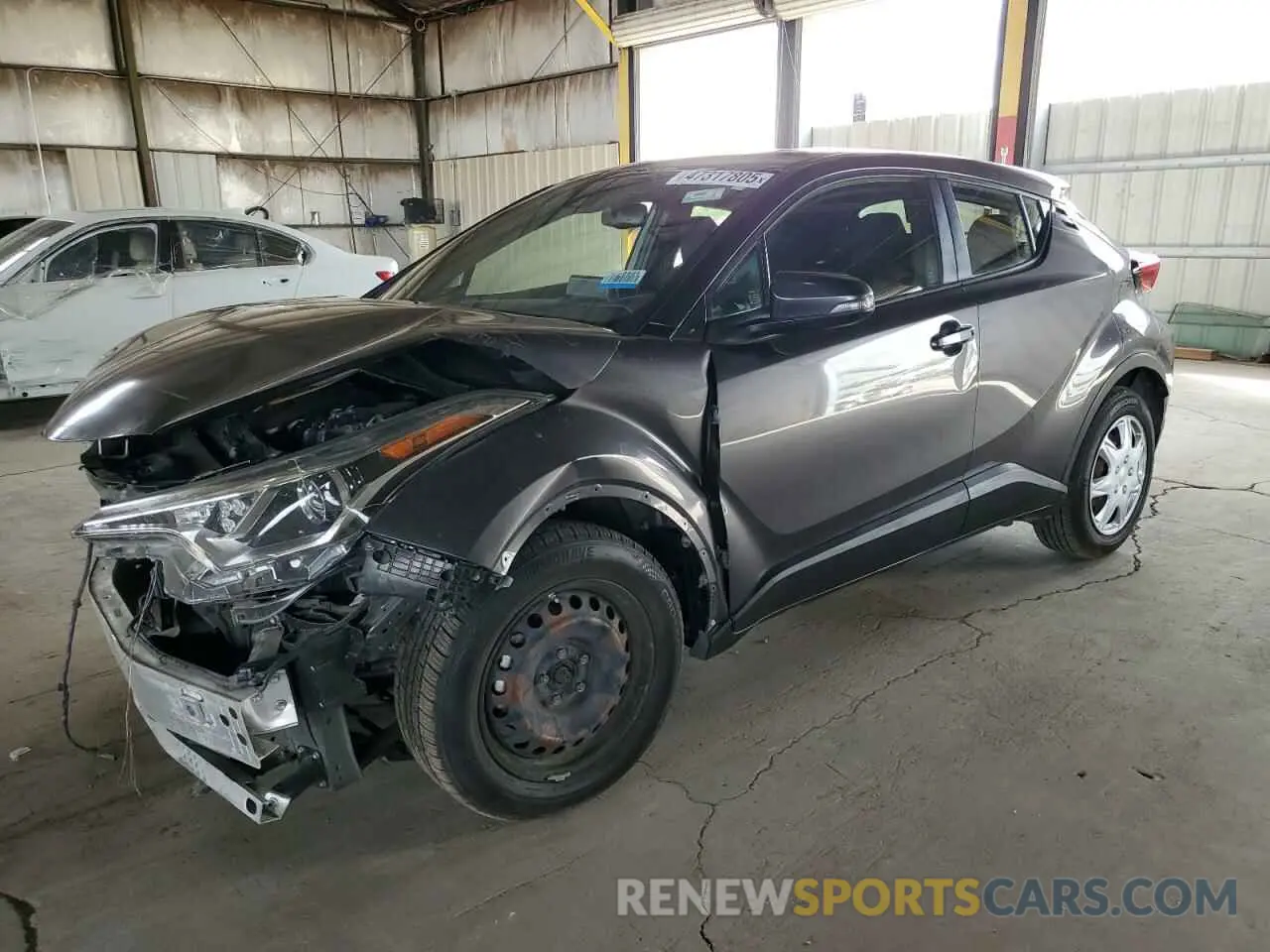 1 Photograph of a damaged car JTNKHMBX6K1027022 TOYOTA C-HR 2019