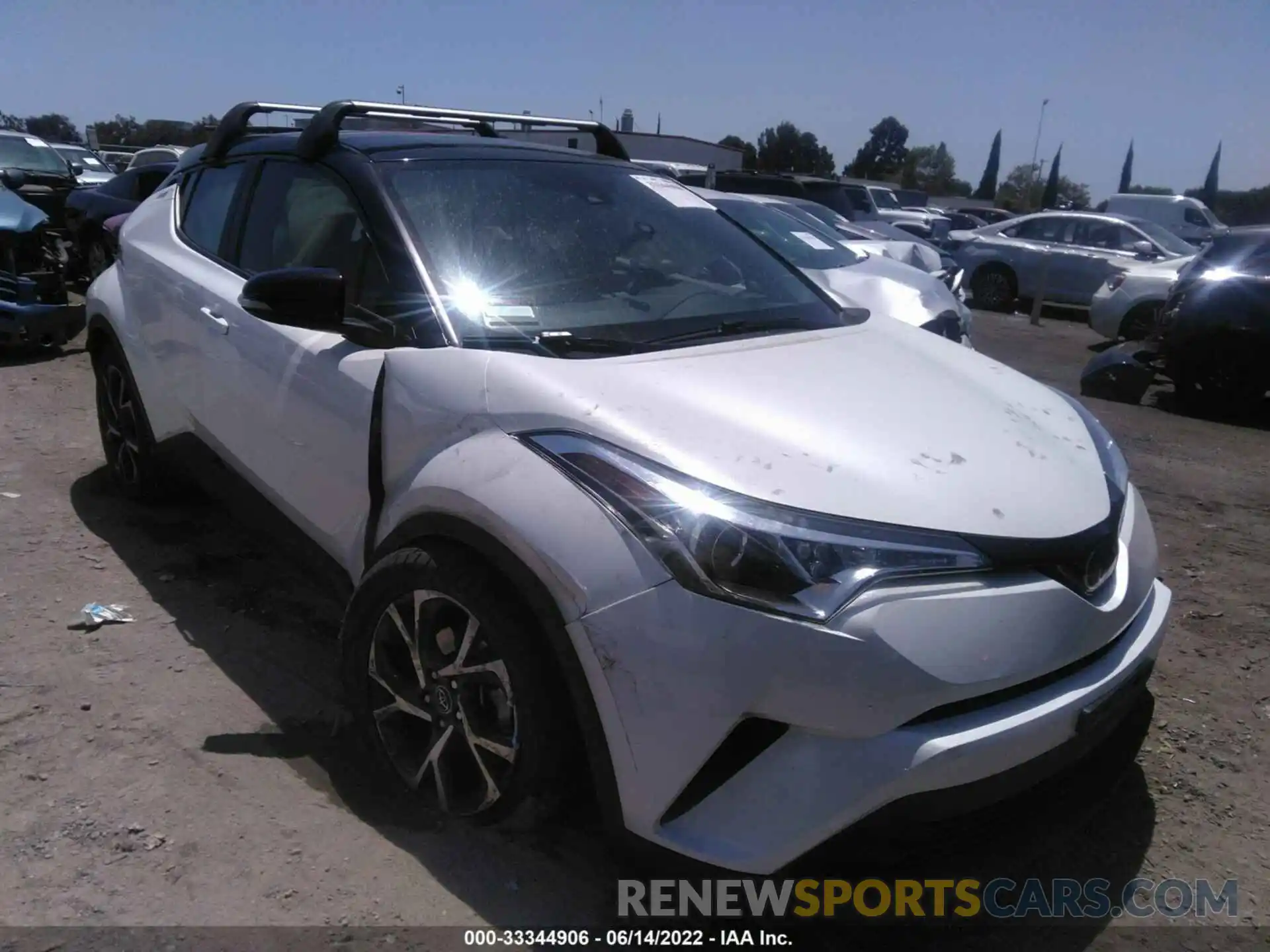 1 Photograph of a damaged car JTNKHMBX6K1031846 TOYOTA C-HR 2019