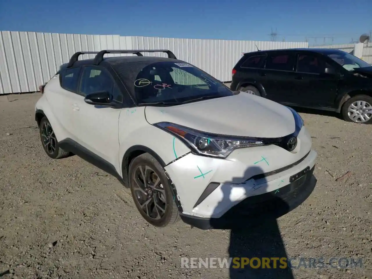 1 Photograph of a damaged car JTNKHMBX6K1033404 TOYOTA C-HR 2019