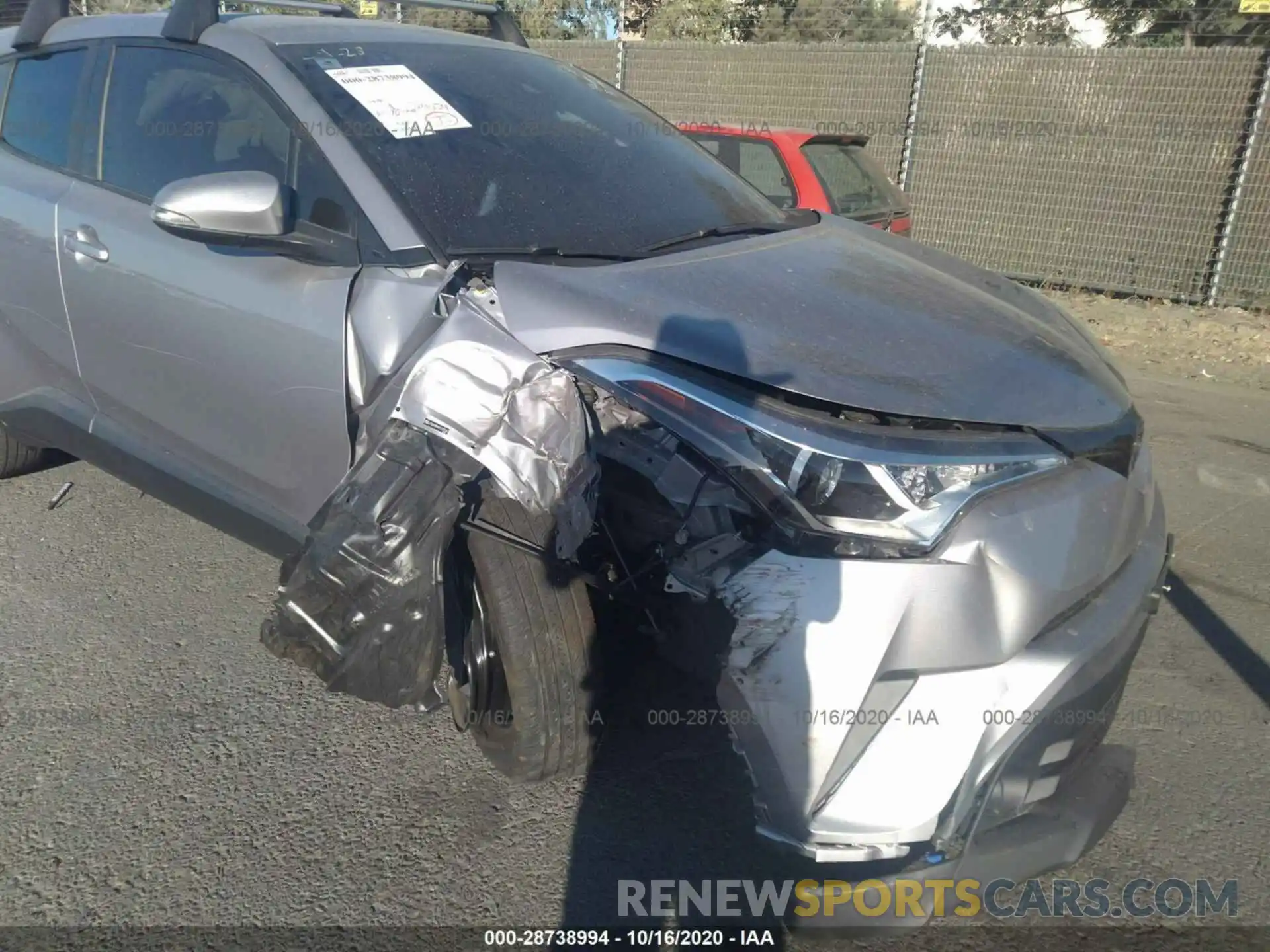 6 Photograph of a damaged car JTNKHMBX6K1033581 TOYOTA C-HR 2019