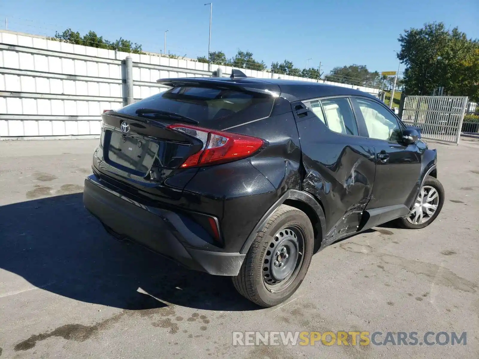 4 Photograph of a damaged car JTNKHMBX6K1035329 TOYOTA C-HR 2019