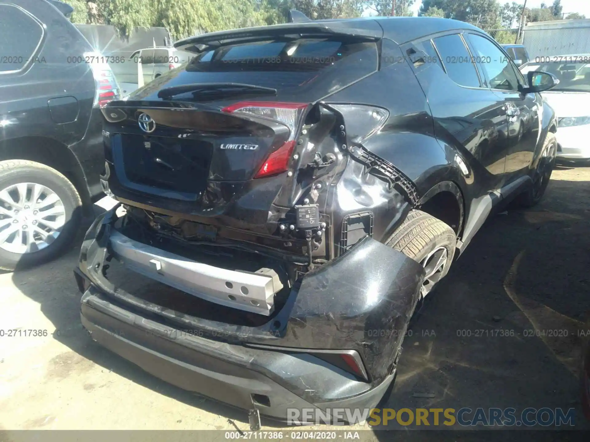 4 Photograph of a damaged car JTNKHMBX6K1036125 TOYOTA C-HR 2019