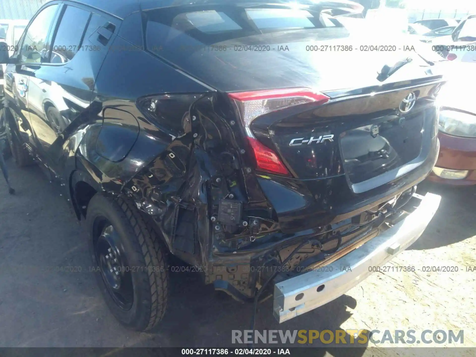 6 Photograph of a damaged car JTNKHMBX6K1036125 TOYOTA C-HR 2019