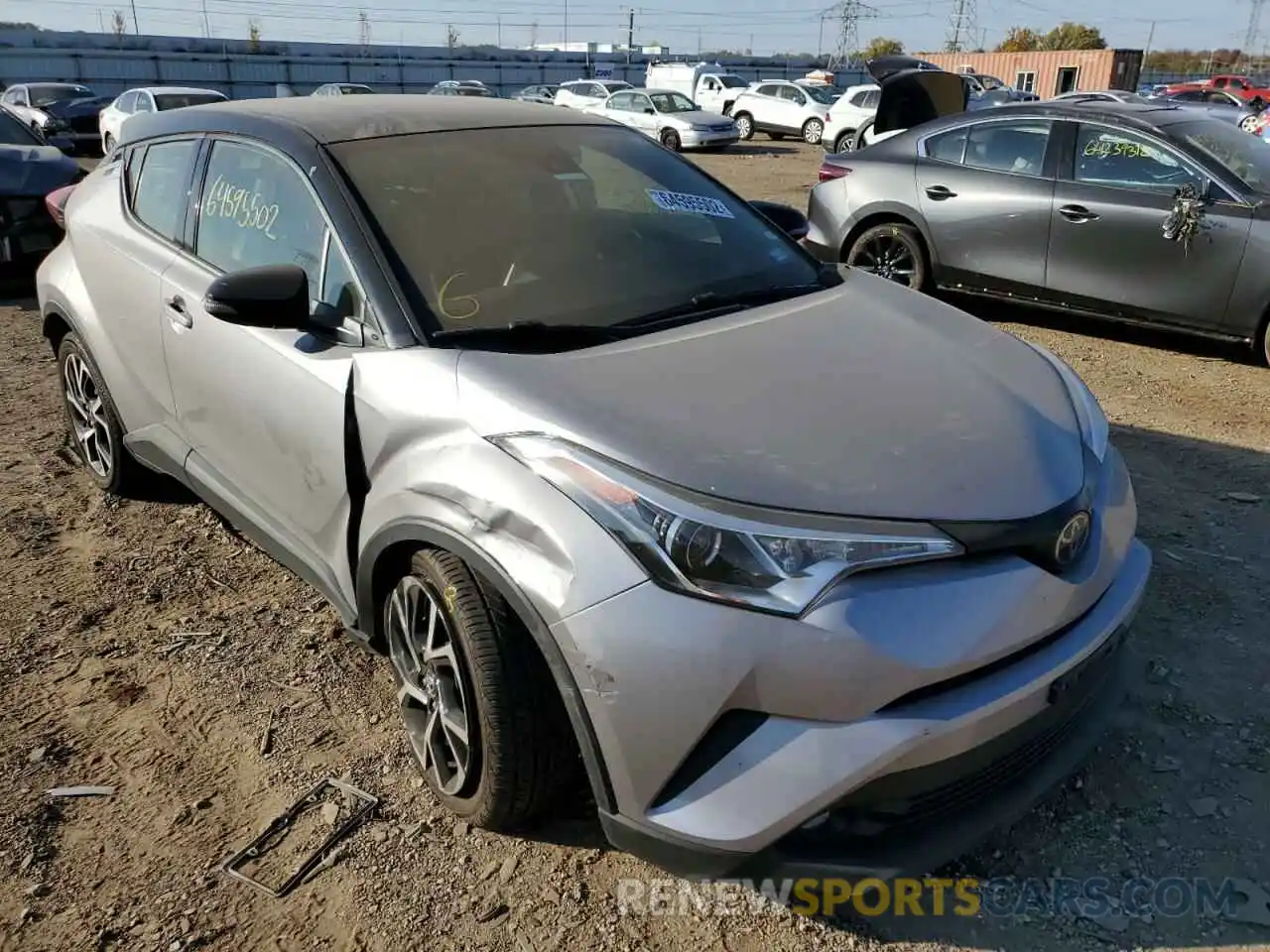 1 Photograph of a damaged car JTNKHMBX6K1037274 TOYOTA C-HR 2019