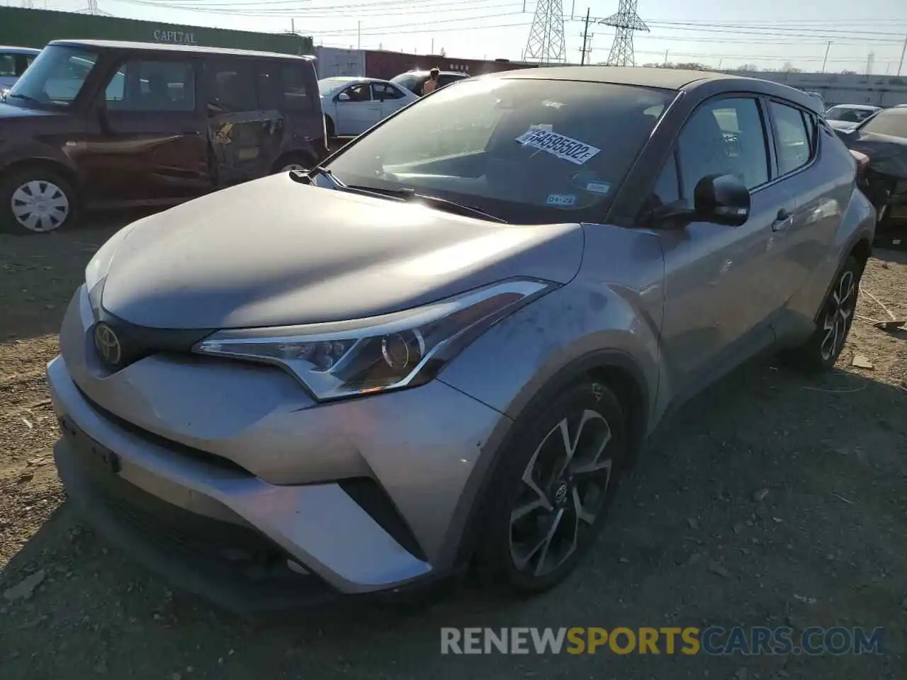 2 Photograph of a damaged car JTNKHMBX6K1037274 TOYOTA C-HR 2019