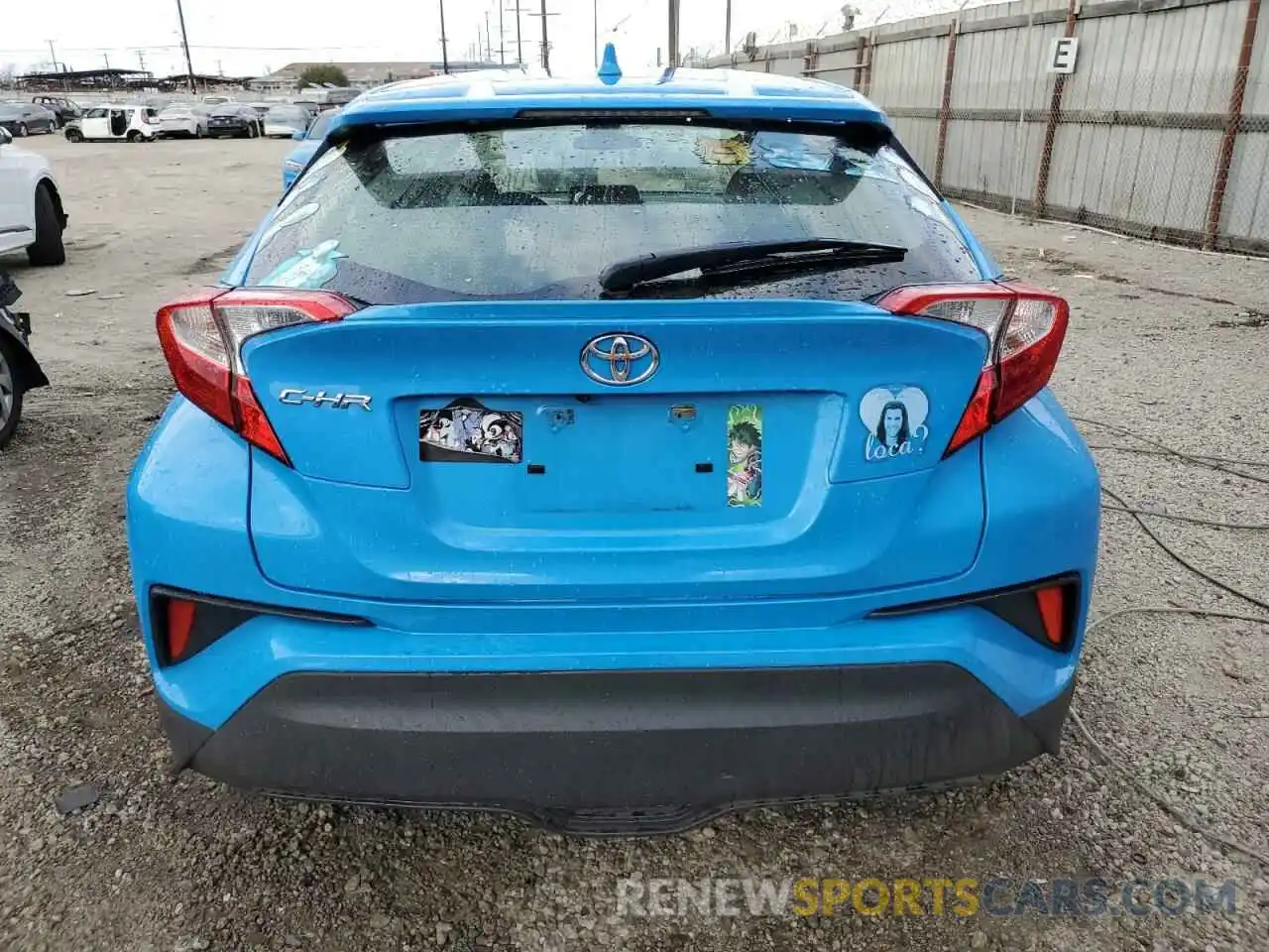 6 Photograph of a damaged car JTNKHMBX6K1040322 TOYOTA C-HR 2019