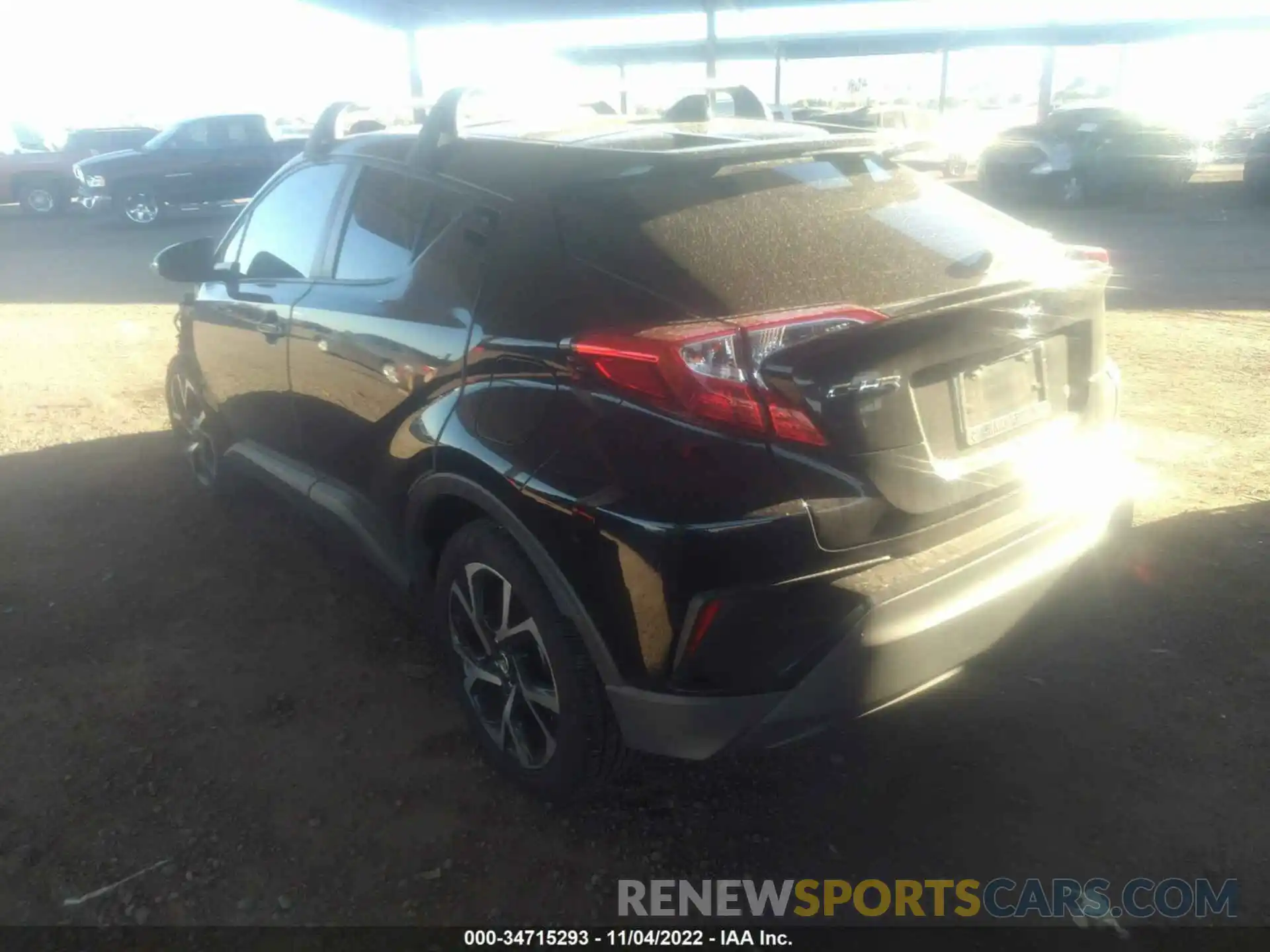 3 Photograph of a damaged car JTNKHMBX6K1041437 TOYOTA C-HR 2019