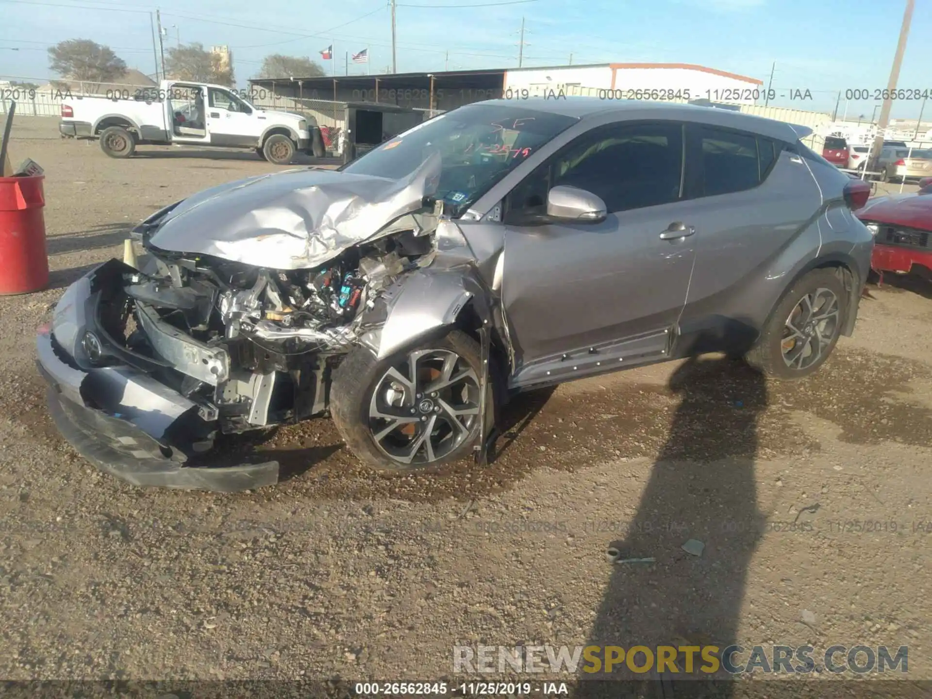 2 Photograph of a damaged car JTNKHMBX6K1043687 TOYOTA C-HR 2019