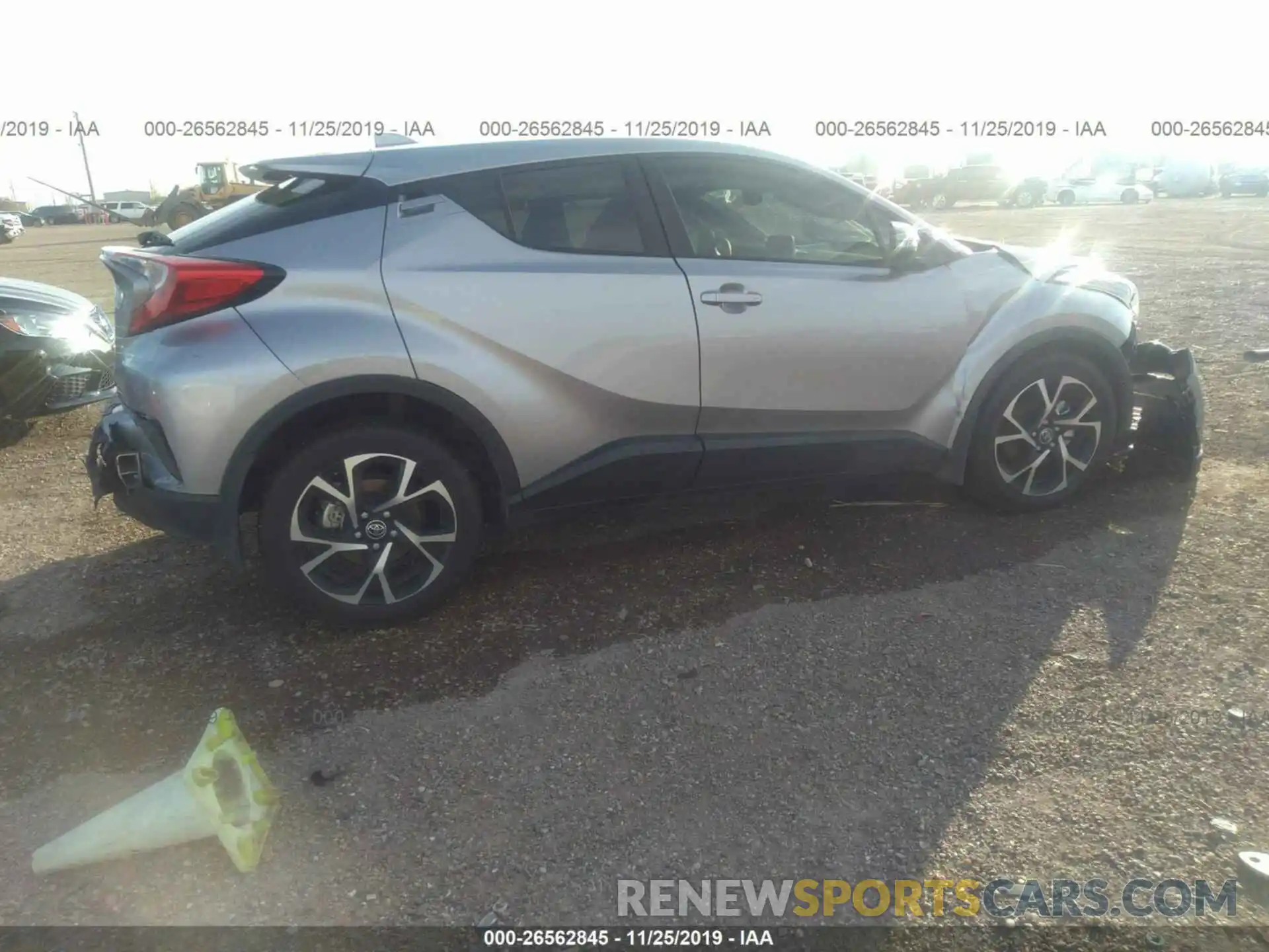 4 Photograph of a damaged car JTNKHMBX6K1043687 TOYOTA C-HR 2019