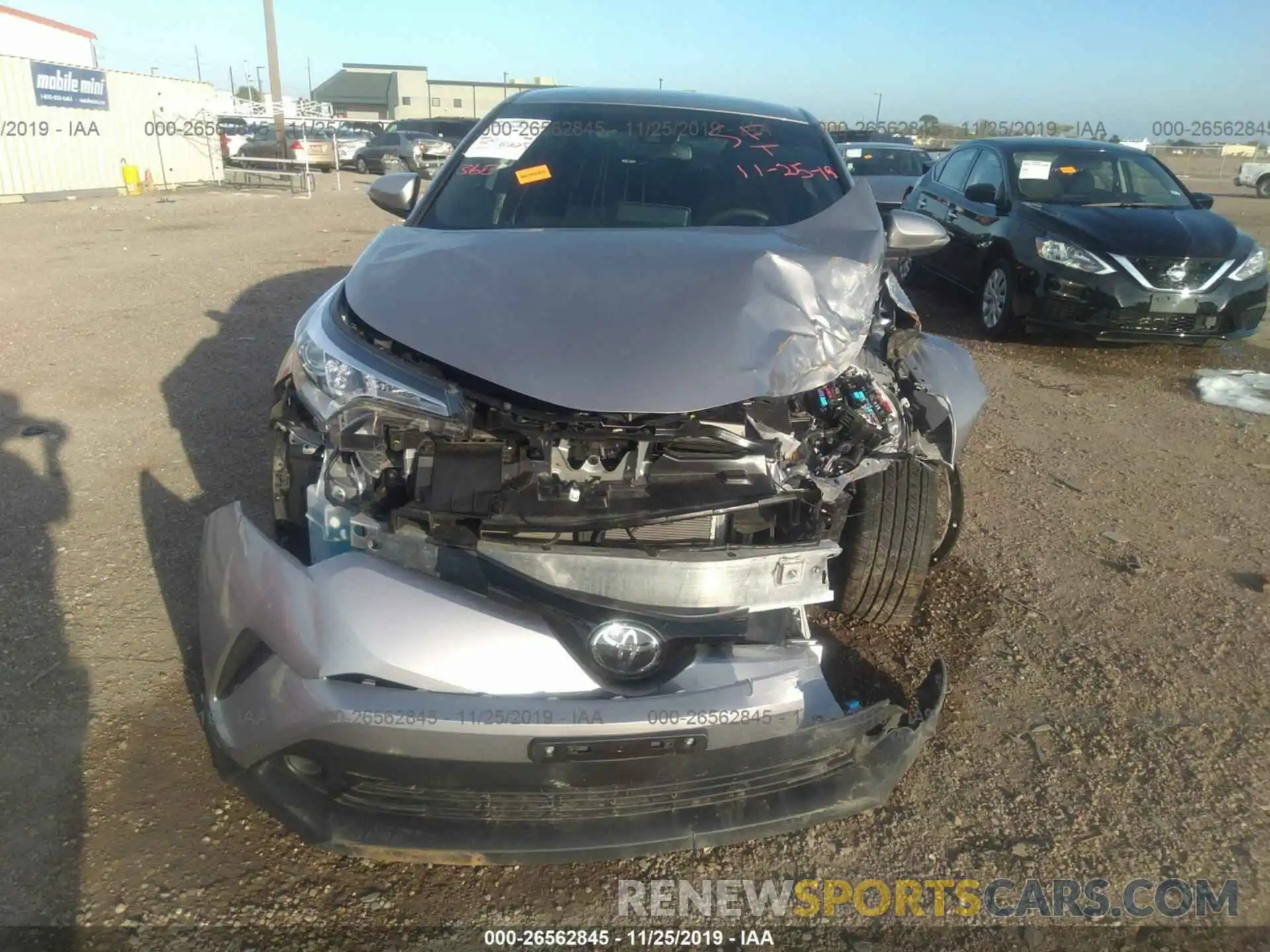 6 Photograph of a damaged car JTNKHMBX6K1043687 TOYOTA C-HR 2019