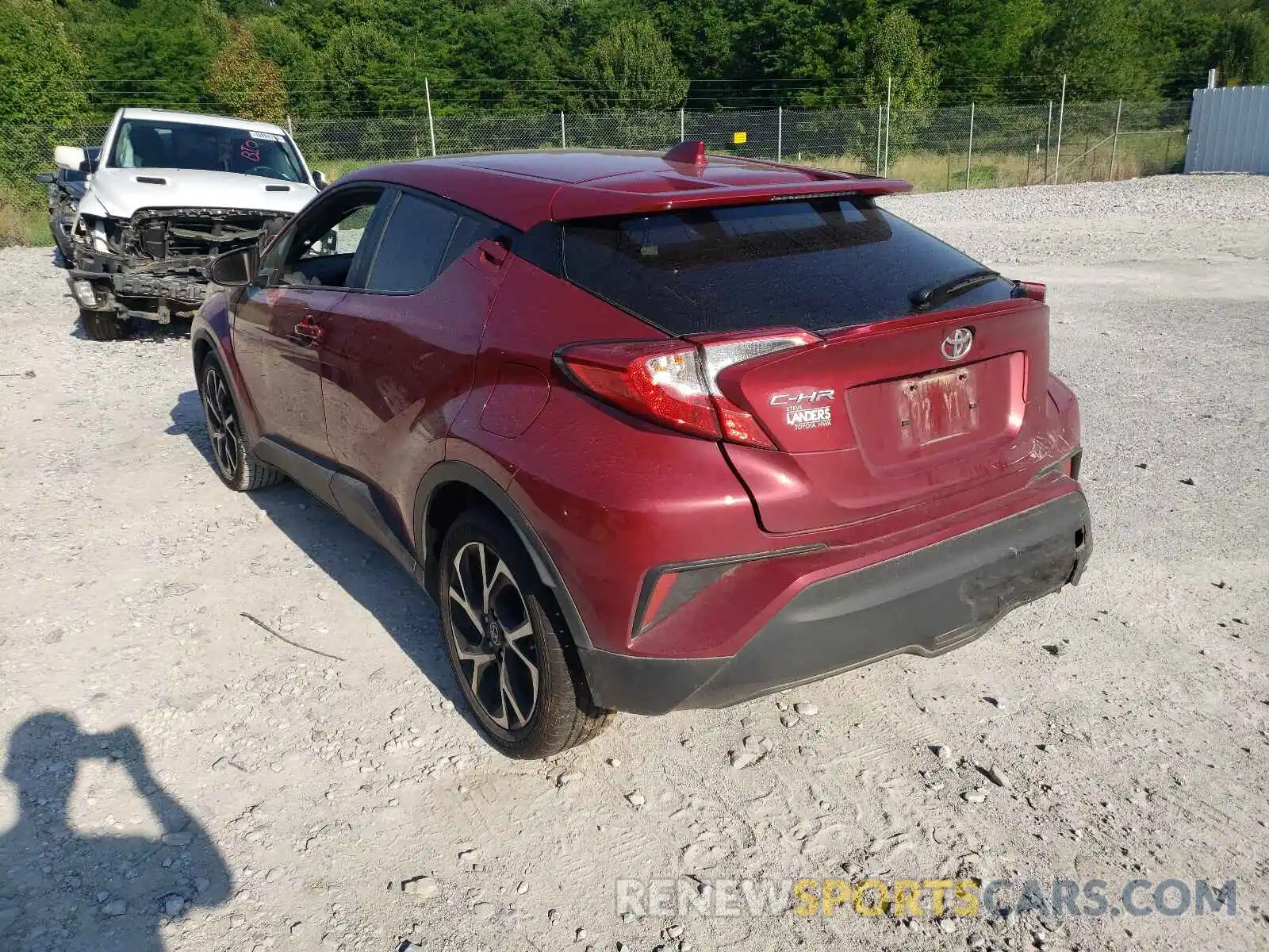 3 Photograph of a damaged car JTNKHMBX6K1044421 TOYOTA C-HR 2019