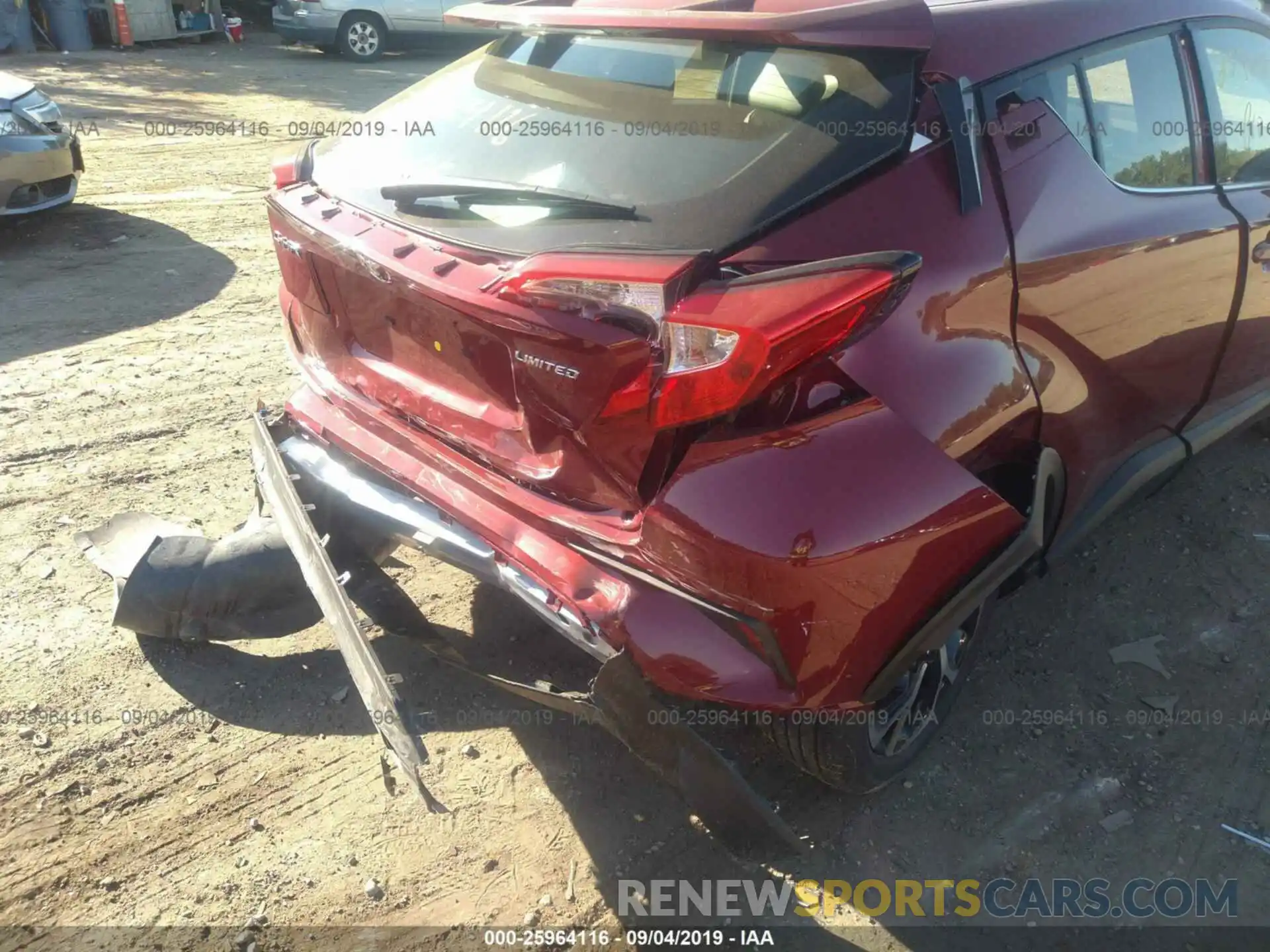 6 Photograph of a damaged car JTNKHMBX6K1048971 TOYOTA C-HR 2019