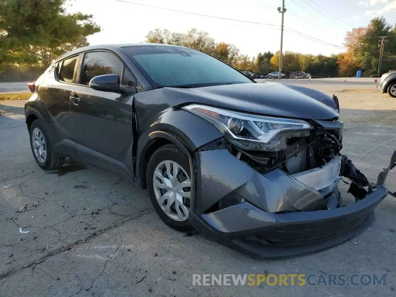 1 Photograph of a damaged car JTNKHMBX6K1051157 TOYOTA C-HR 2019