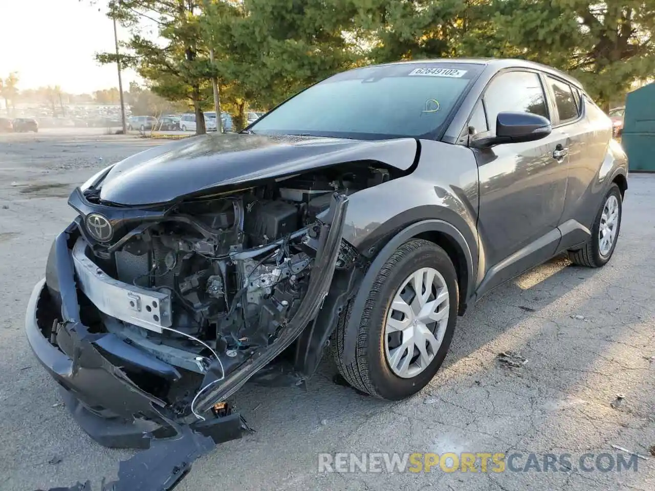 2 Photograph of a damaged car JTNKHMBX6K1051157 TOYOTA C-HR 2019