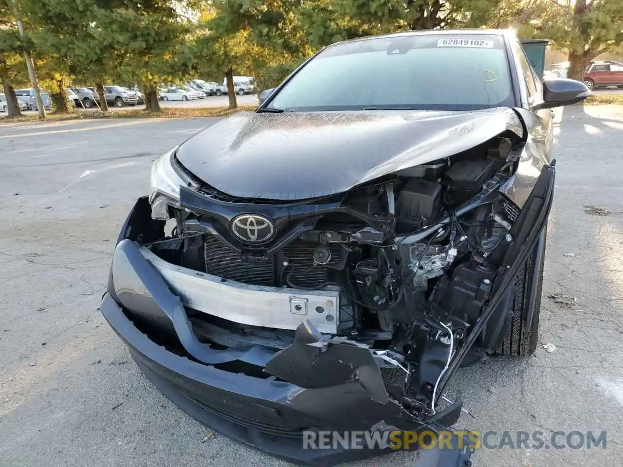 9 Photograph of a damaged car JTNKHMBX6K1051157 TOYOTA C-HR 2019