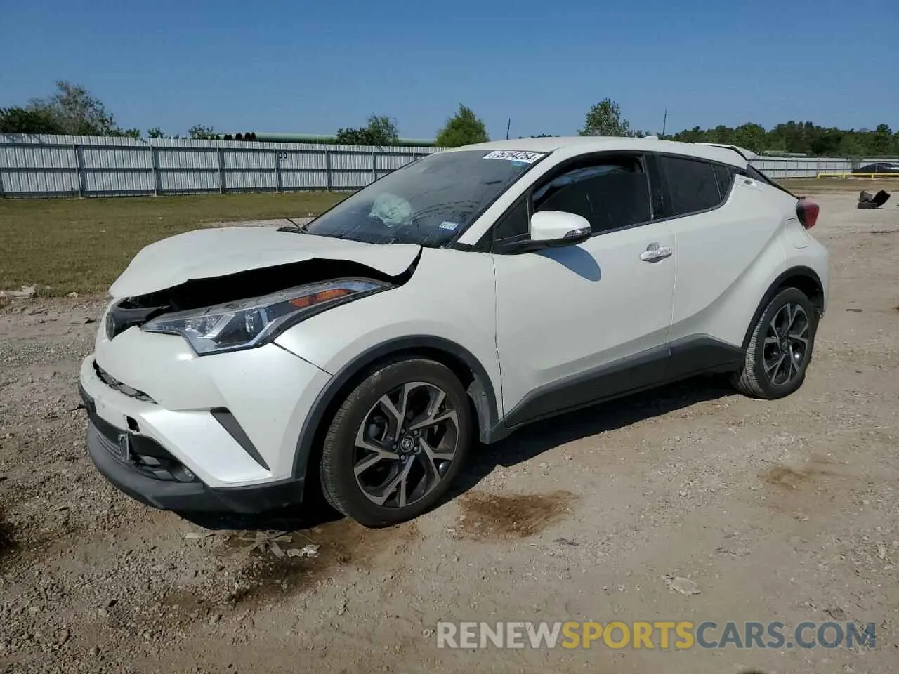 1 Photograph of a damaged car JTNKHMBX6K1056049 TOYOTA C-HR 2019