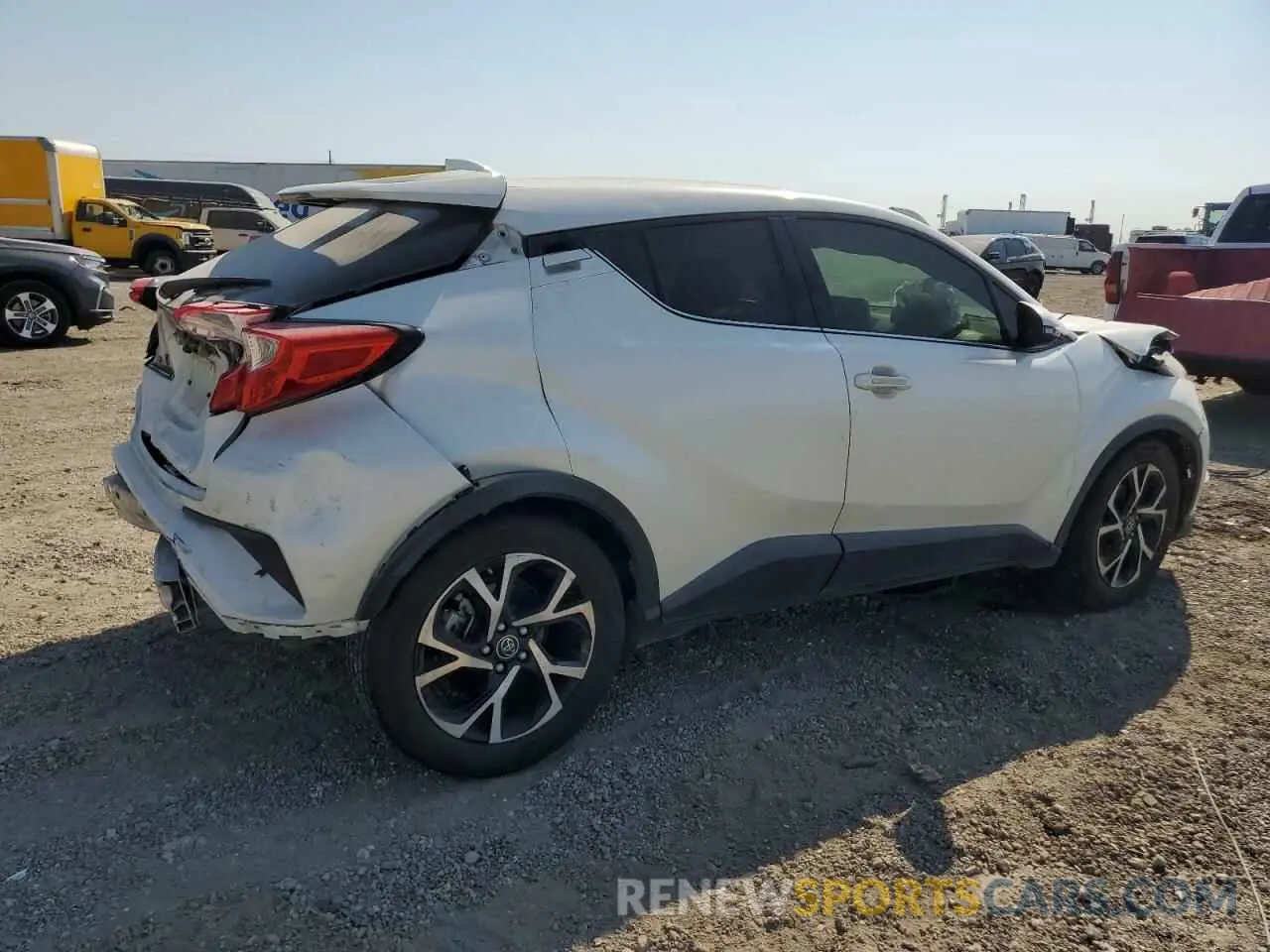 3 Photograph of a damaged car JTNKHMBX6K1056049 TOYOTA C-HR 2019