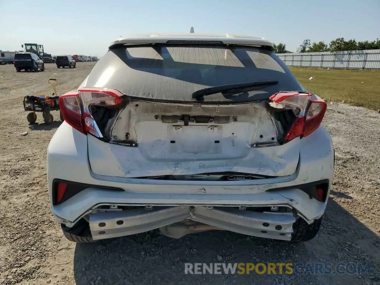 6 Photograph of a damaged car JTNKHMBX6K1056049 TOYOTA C-HR 2019