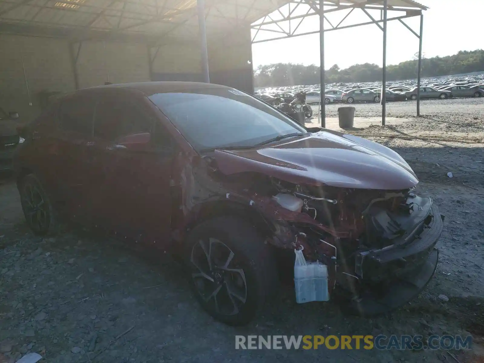 1 Photograph of a damaged car JTNKHMBX6K1056147 TOYOTA C-HR 2019