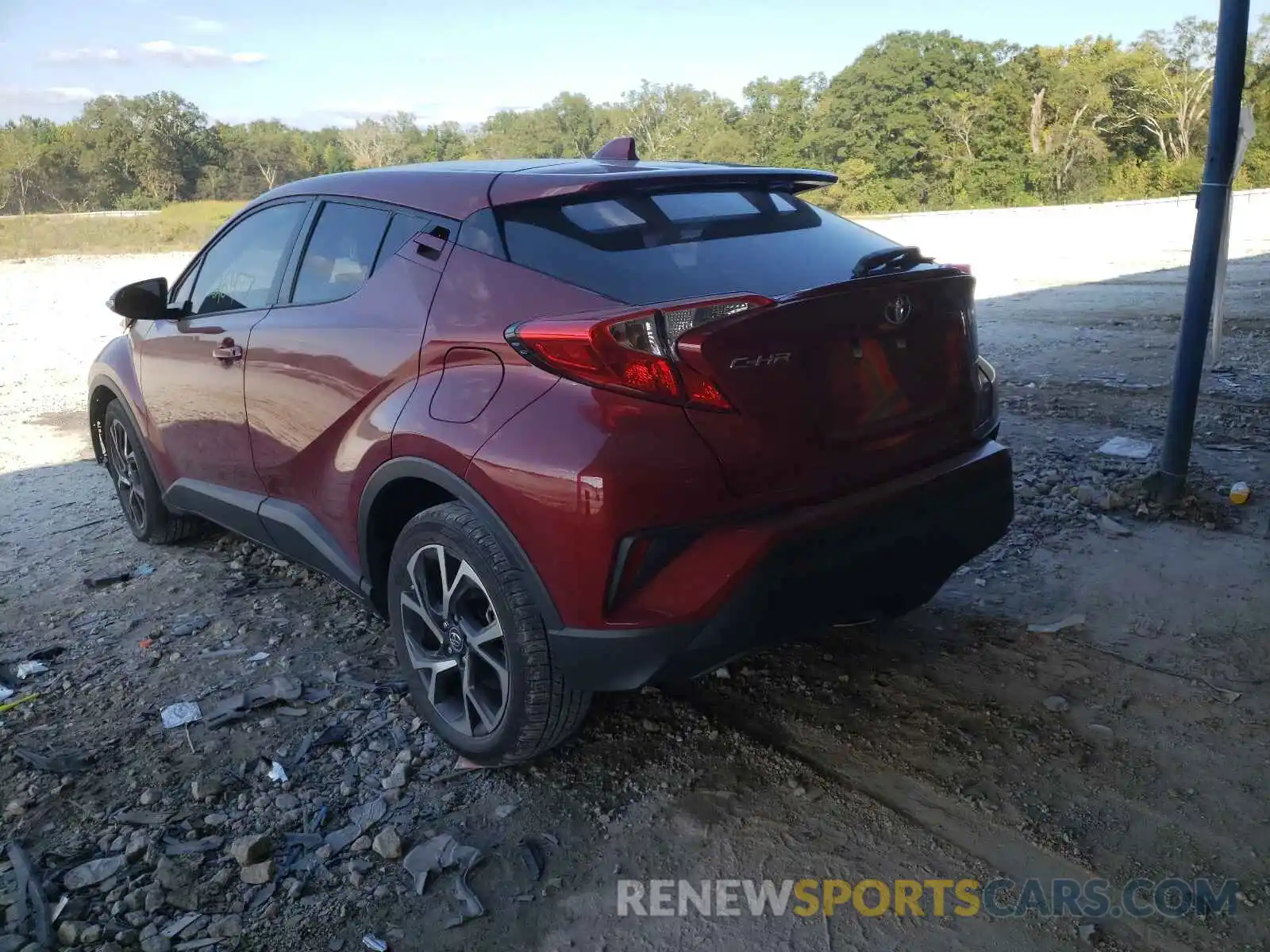 3 Photograph of a damaged car JTNKHMBX6K1056147 TOYOTA C-HR 2019