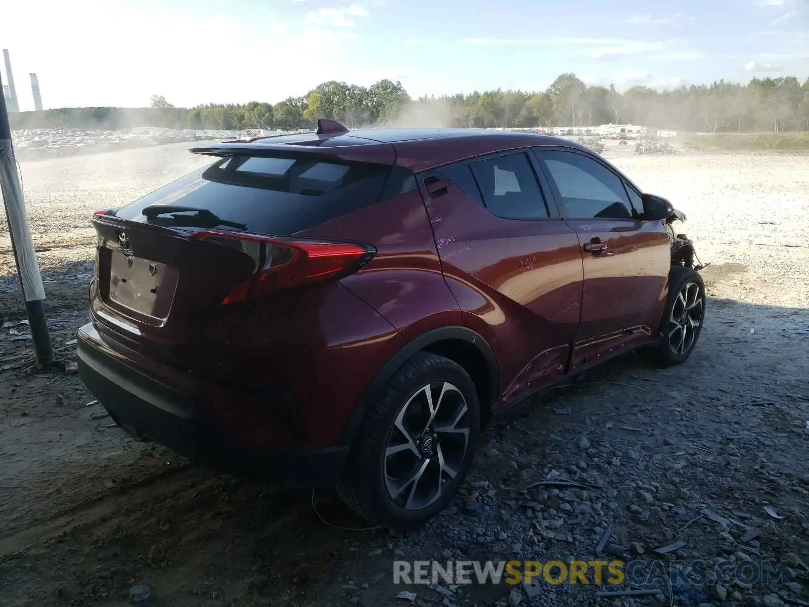 4 Photograph of a damaged car JTNKHMBX6K1056147 TOYOTA C-HR 2019