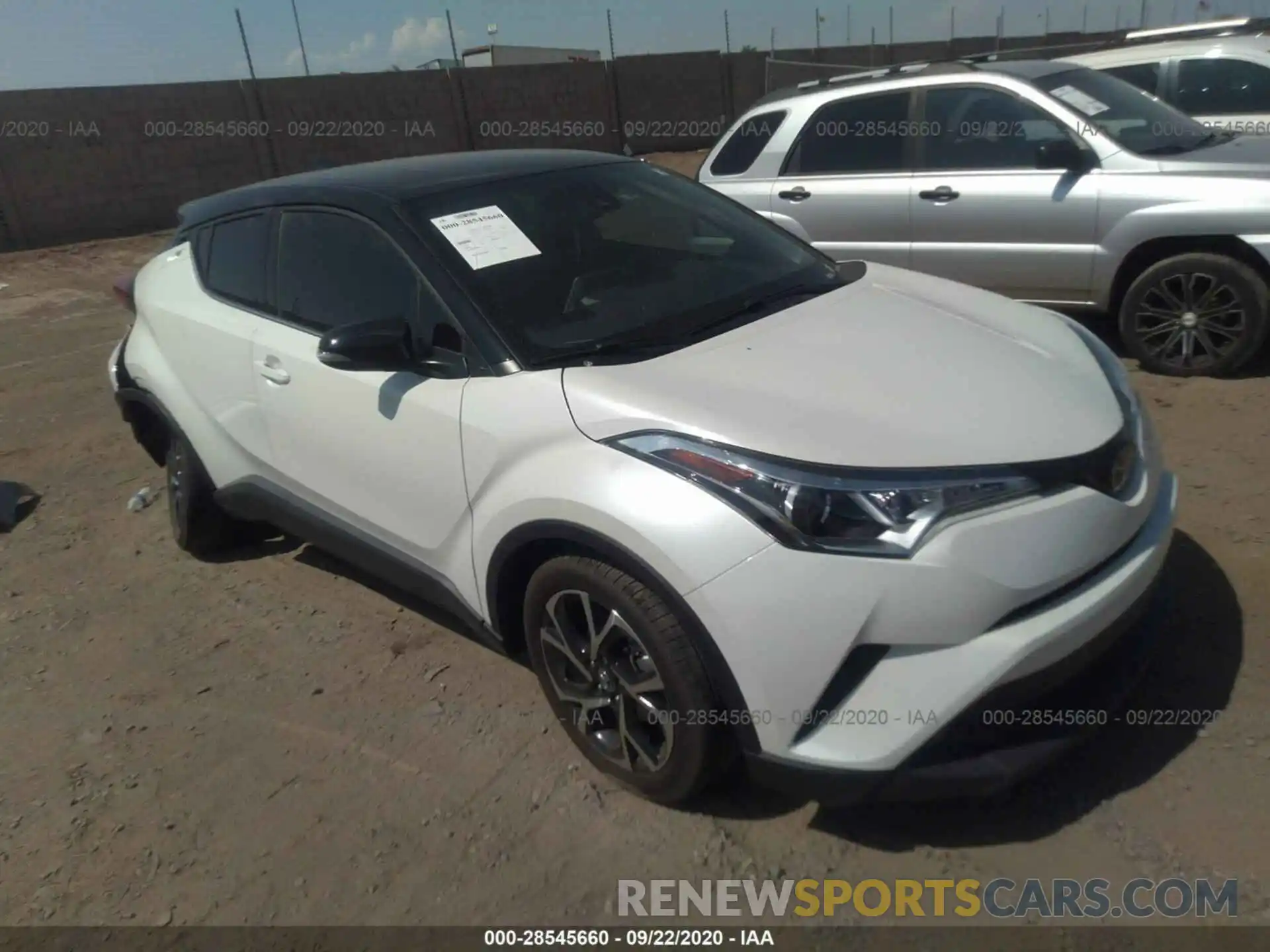 1 Photograph of a damaged car JTNKHMBX6K1057136 TOYOTA C-HR 2019