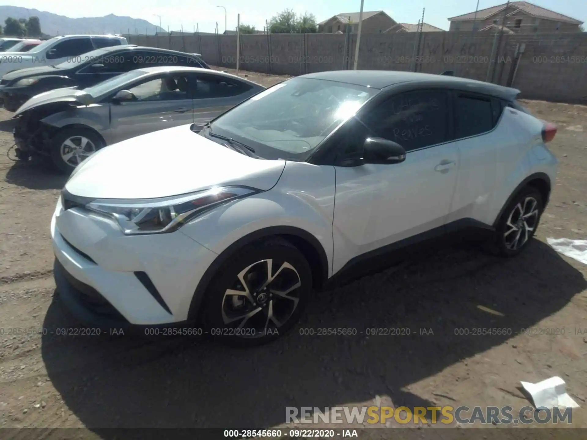 2 Photograph of a damaged car JTNKHMBX6K1057136 TOYOTA C-HR 2019