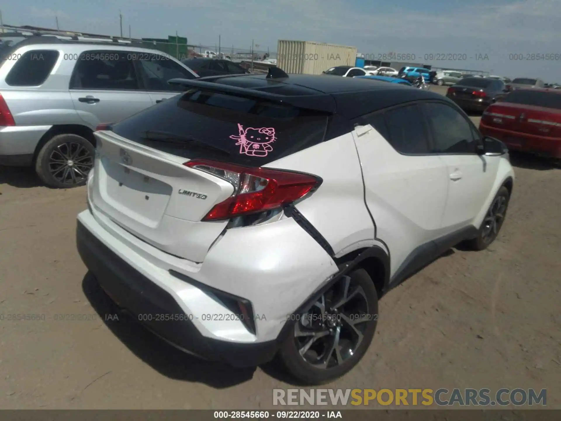 4 Photograph of a damaged car JTNKHMBX6K1057136 TOYOTA C-HR 2019