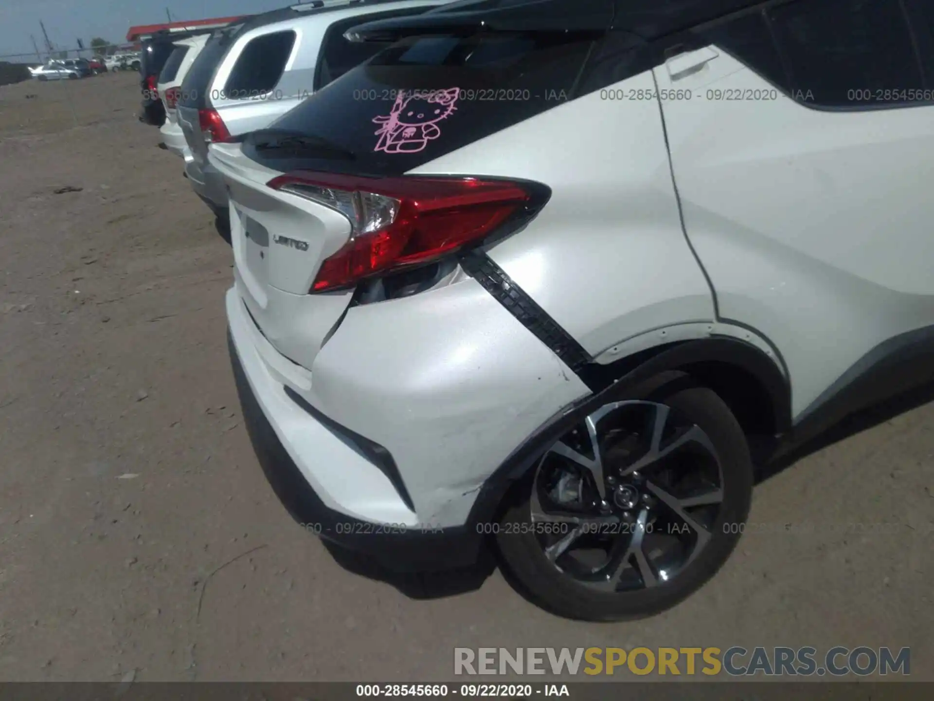 6 Photograph of a damaged car JTNKHMBX6K1057136 TOYOTA C-HR 2019