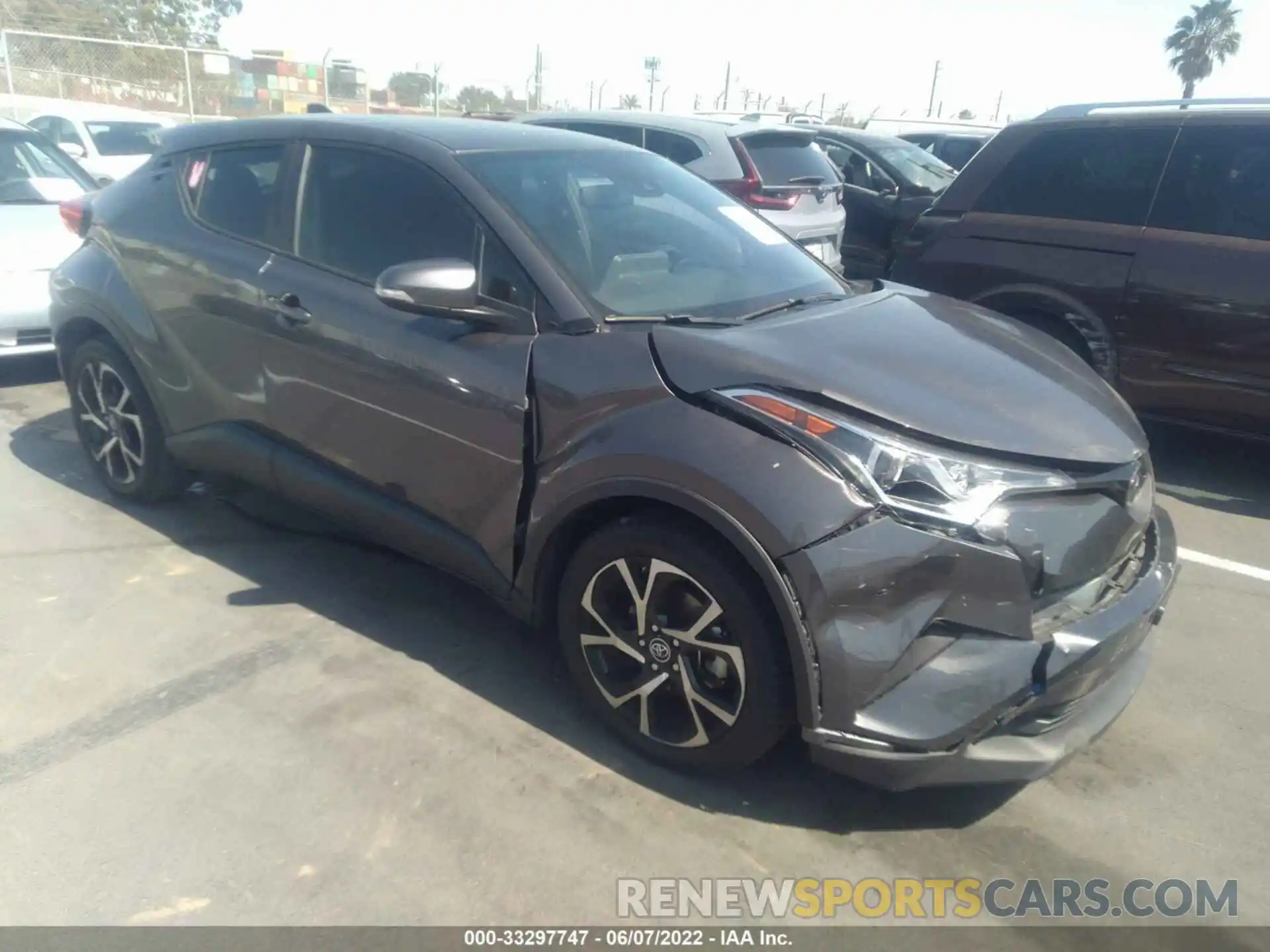 1 Photograph of a damaged car JTNKHMBX6K1059789 TOYOTA C-HR 2019