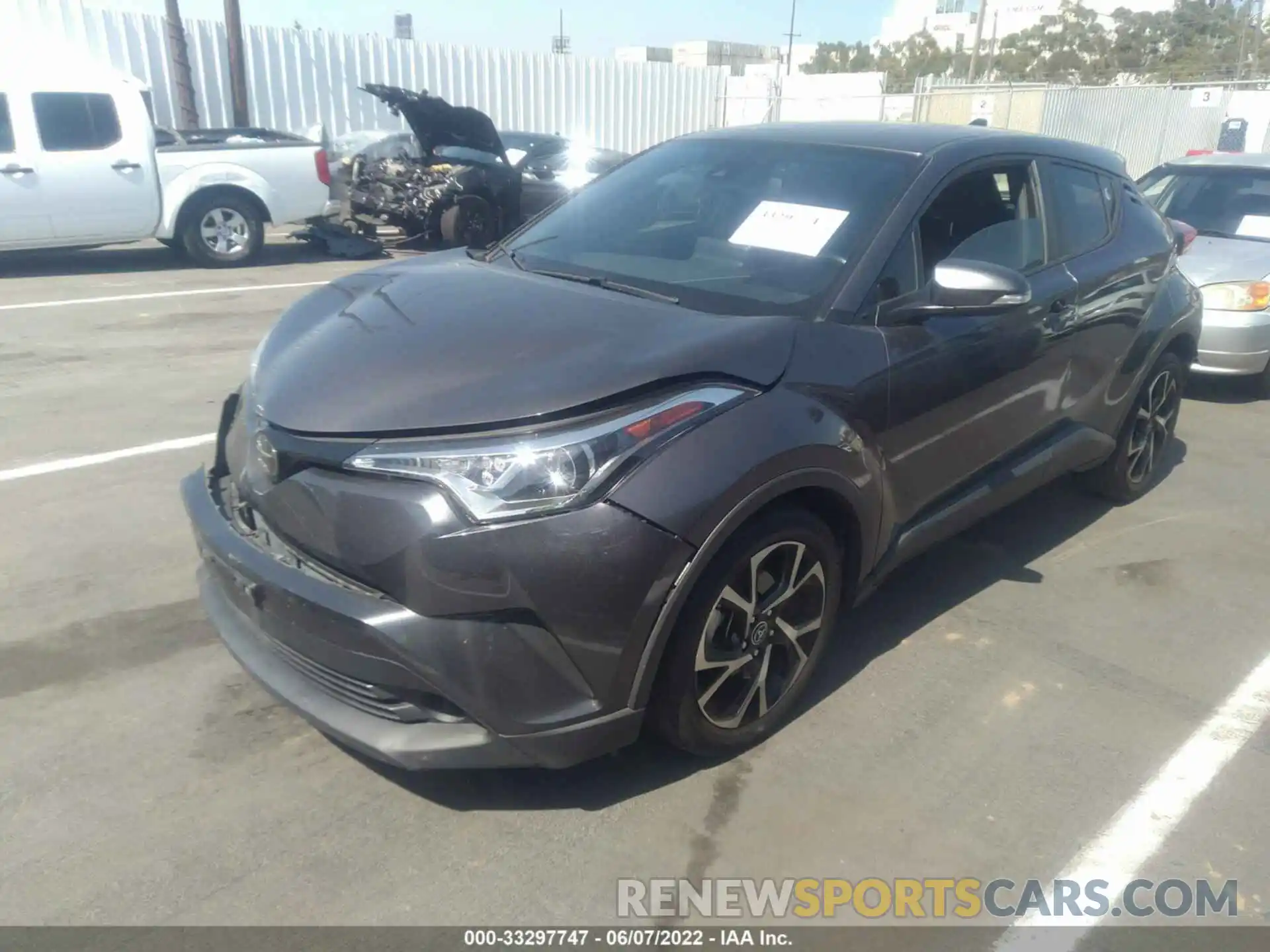 2 Photograph of a damaged car JTNKHMBX6K1059789 TOYOTA C-HR 2019