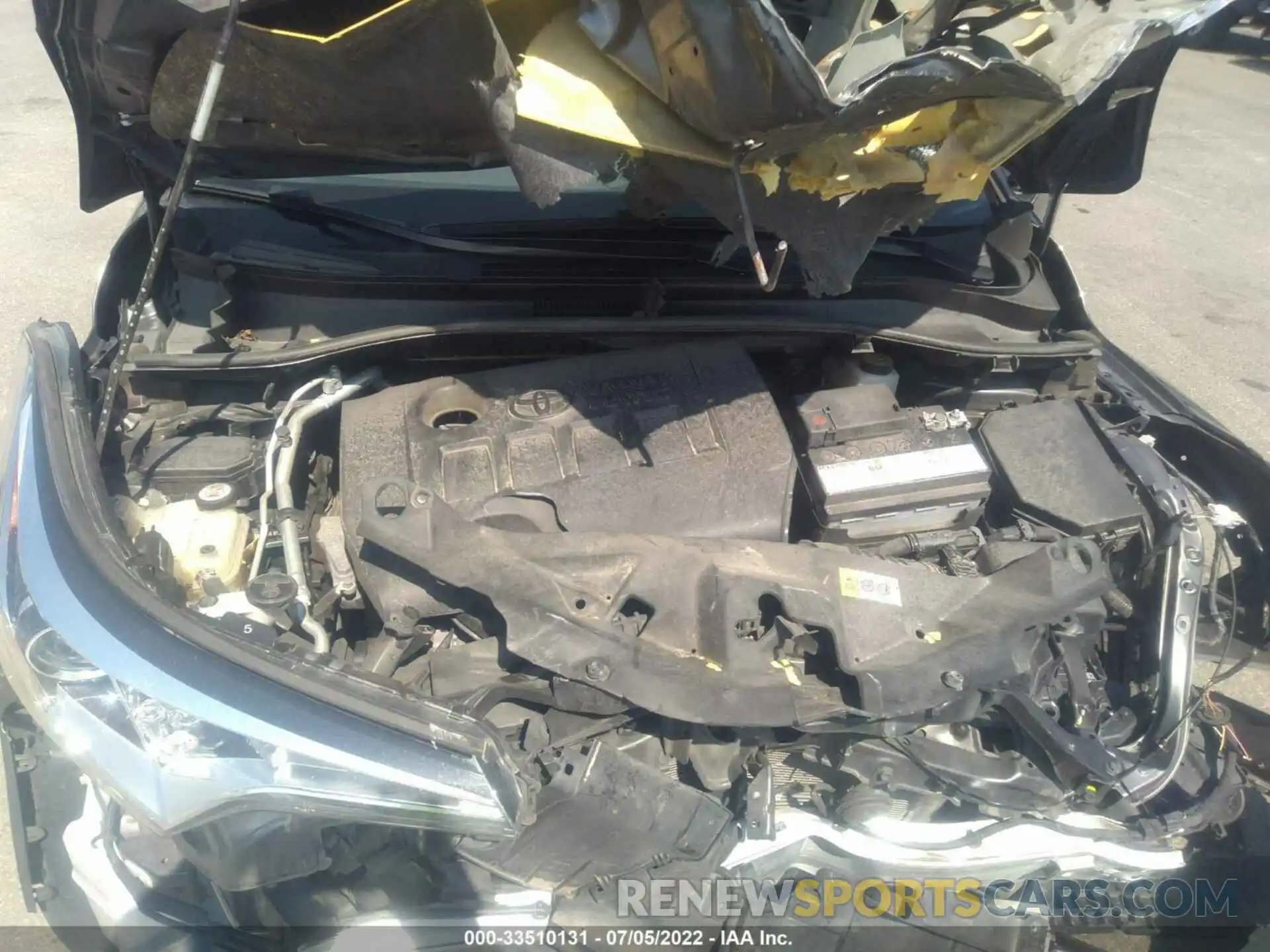 10 Photograph of a damaged car JTNKHMBX7K1013517 TOYOTA C-HR 2019