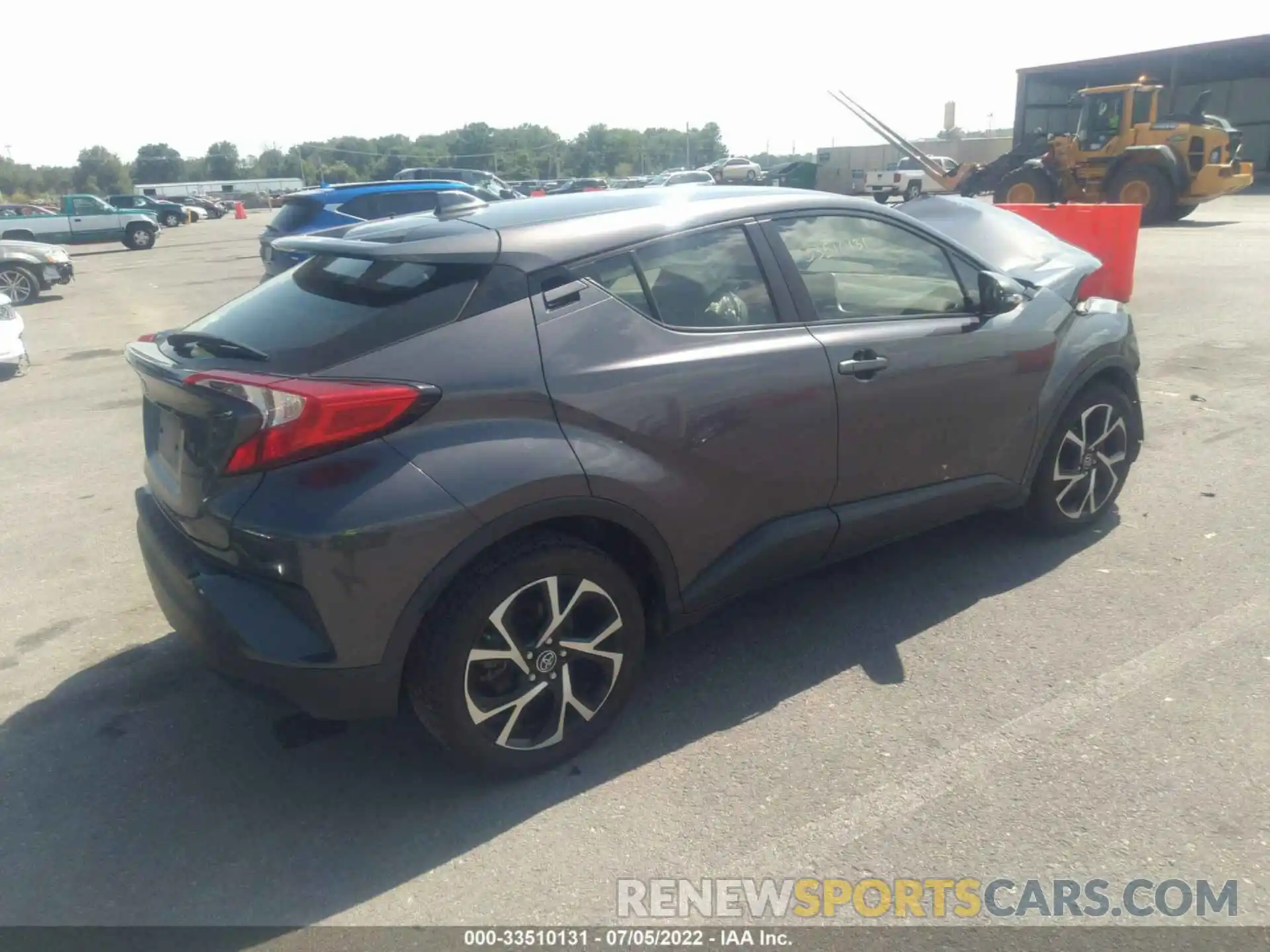 4 Photograph of a damaged car JTNKHMBX7K1013517 TOYOTA C-HR 2019