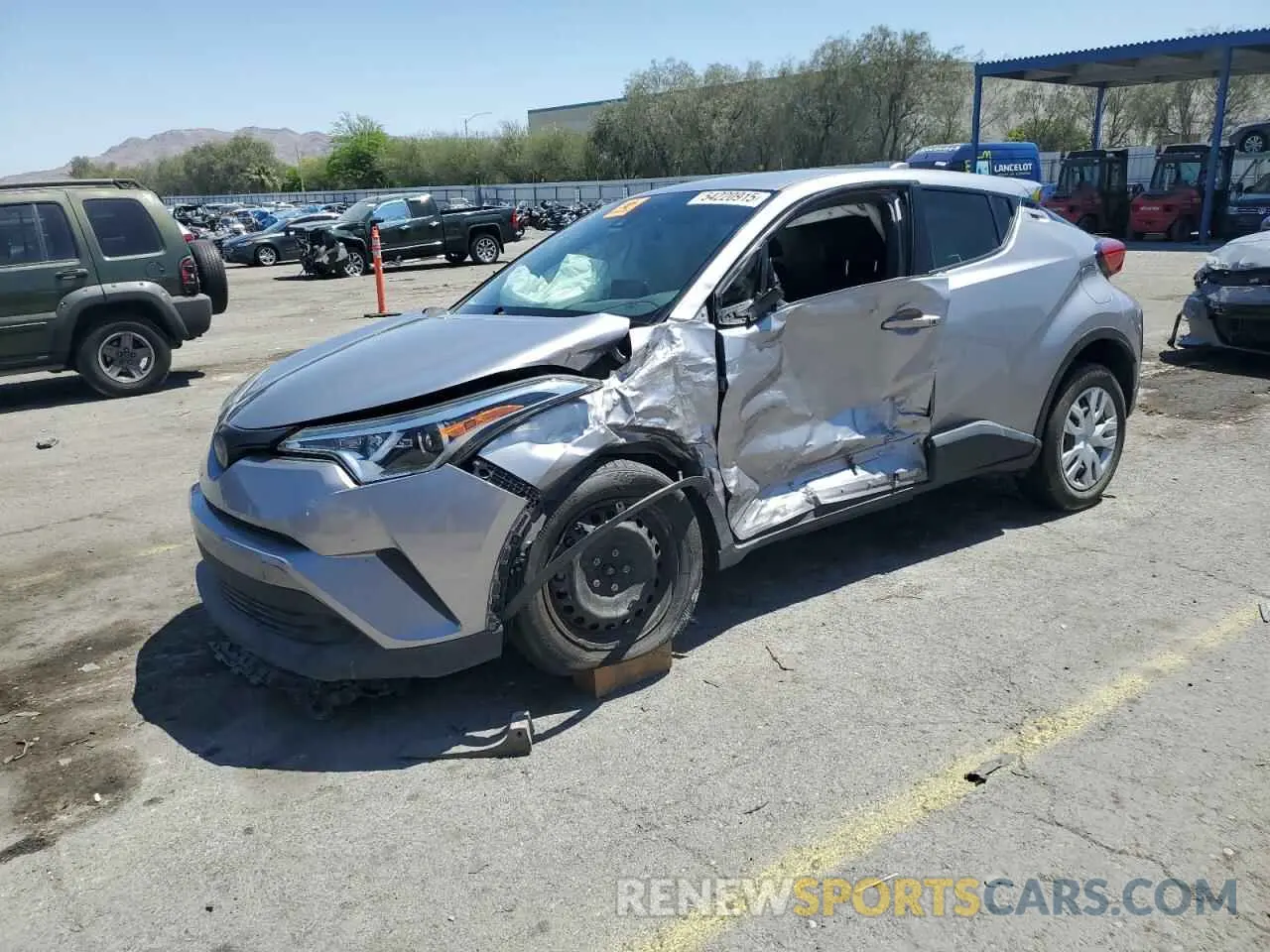1 Photograph of a damaged car JTNKHMBX7K1014649 TOYOTA C-HR 2019