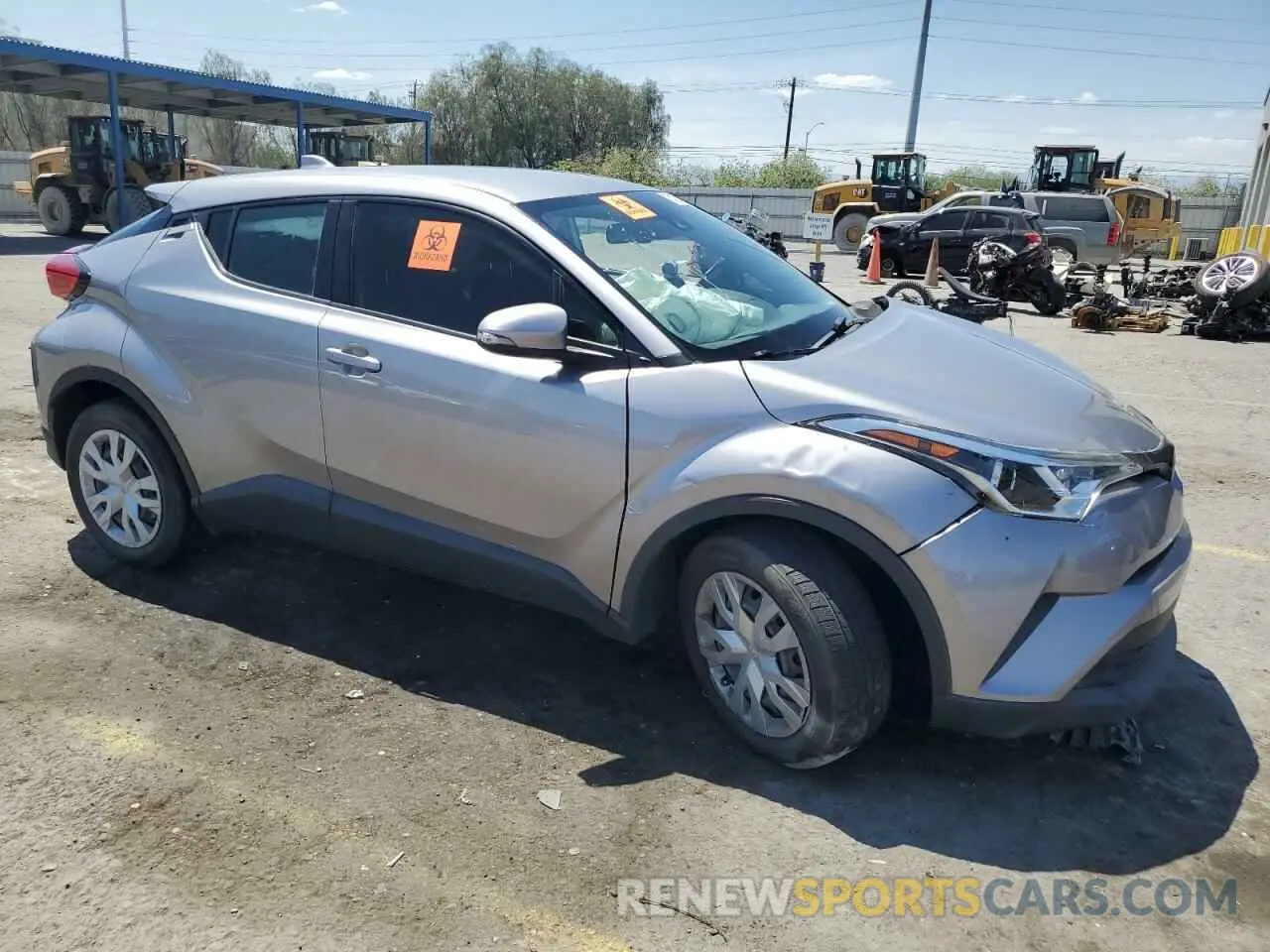 4 Photograph of a damaged car JTNKHMBX7K1014649 TOYOTA C-HR 2019
