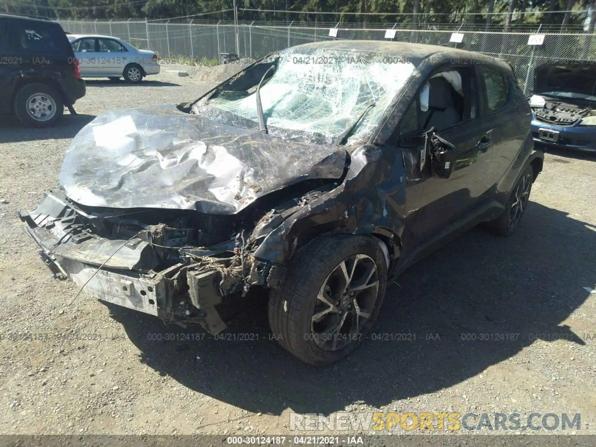 2 Photograph of a damaged car JTNKHMBX7K1014778 TOYOTA C-HR 2019