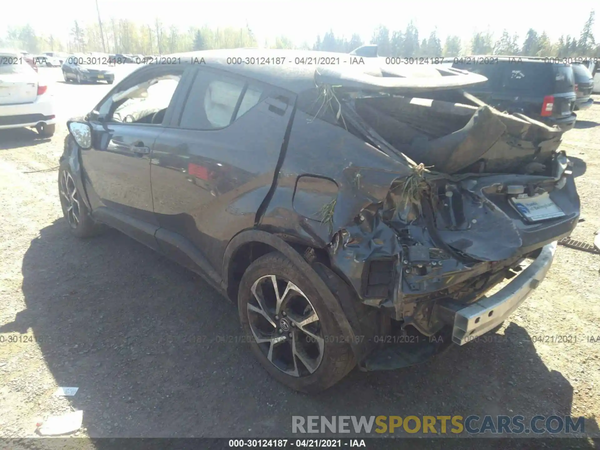 3 Photograph of a damaged car JTNKHMBX7K1014778 TOYOTA C-HR 2019