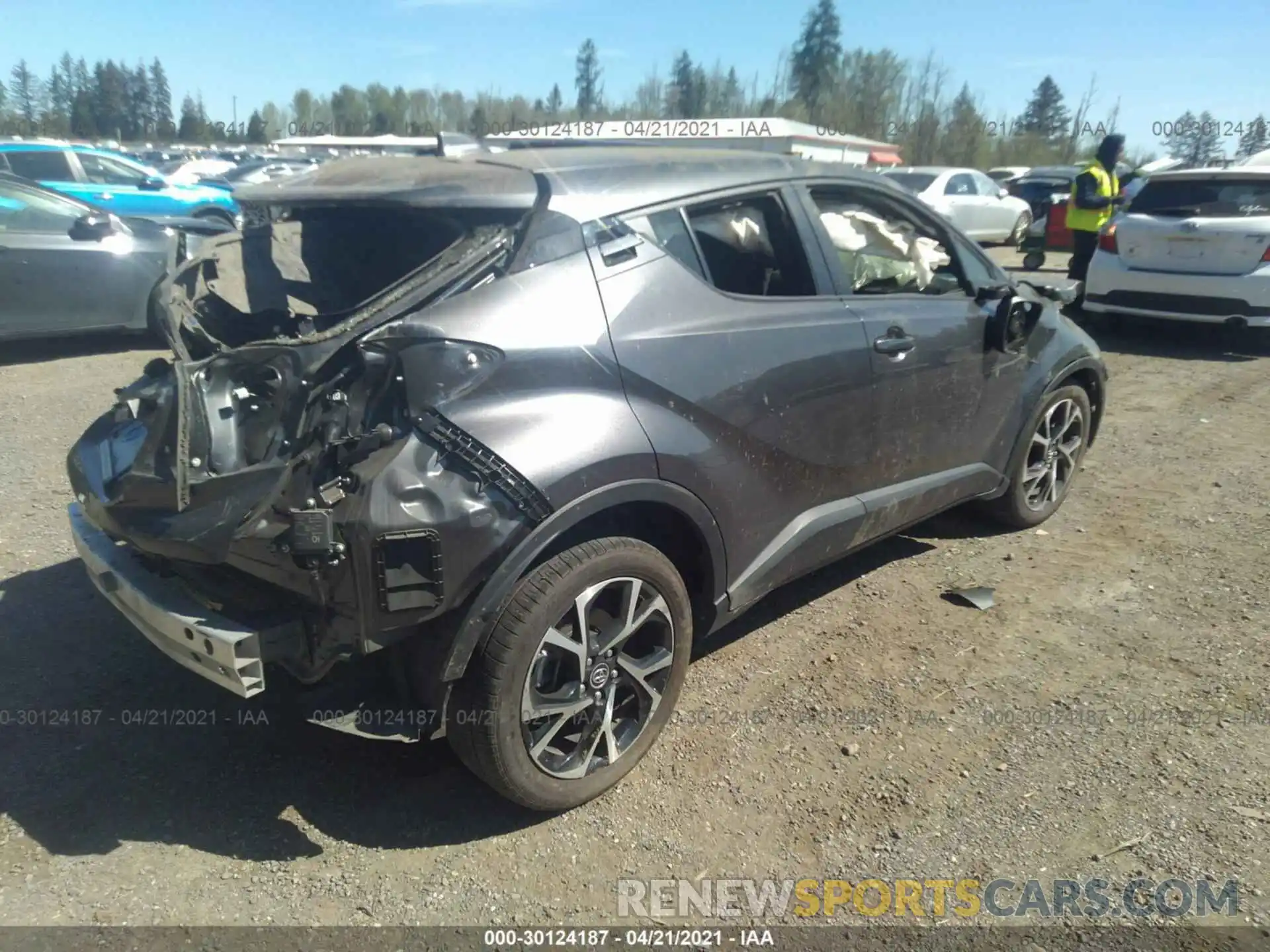 4 Photograph of a damaged car JTNKHMBX7K1014778 TOYOTA C-HR 2019