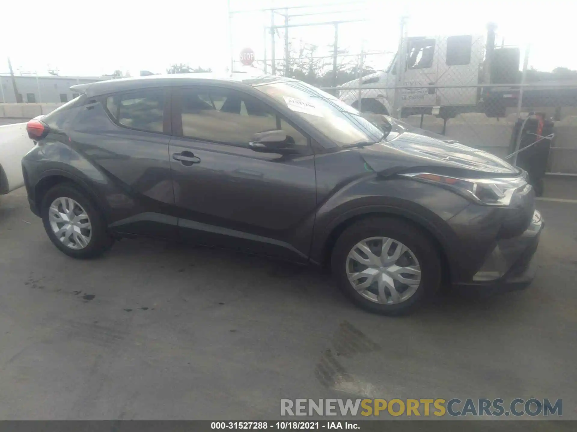 1 Photograph of a damaged car JTNKHMBX7K1019575 TOYOTA C-HR 2019