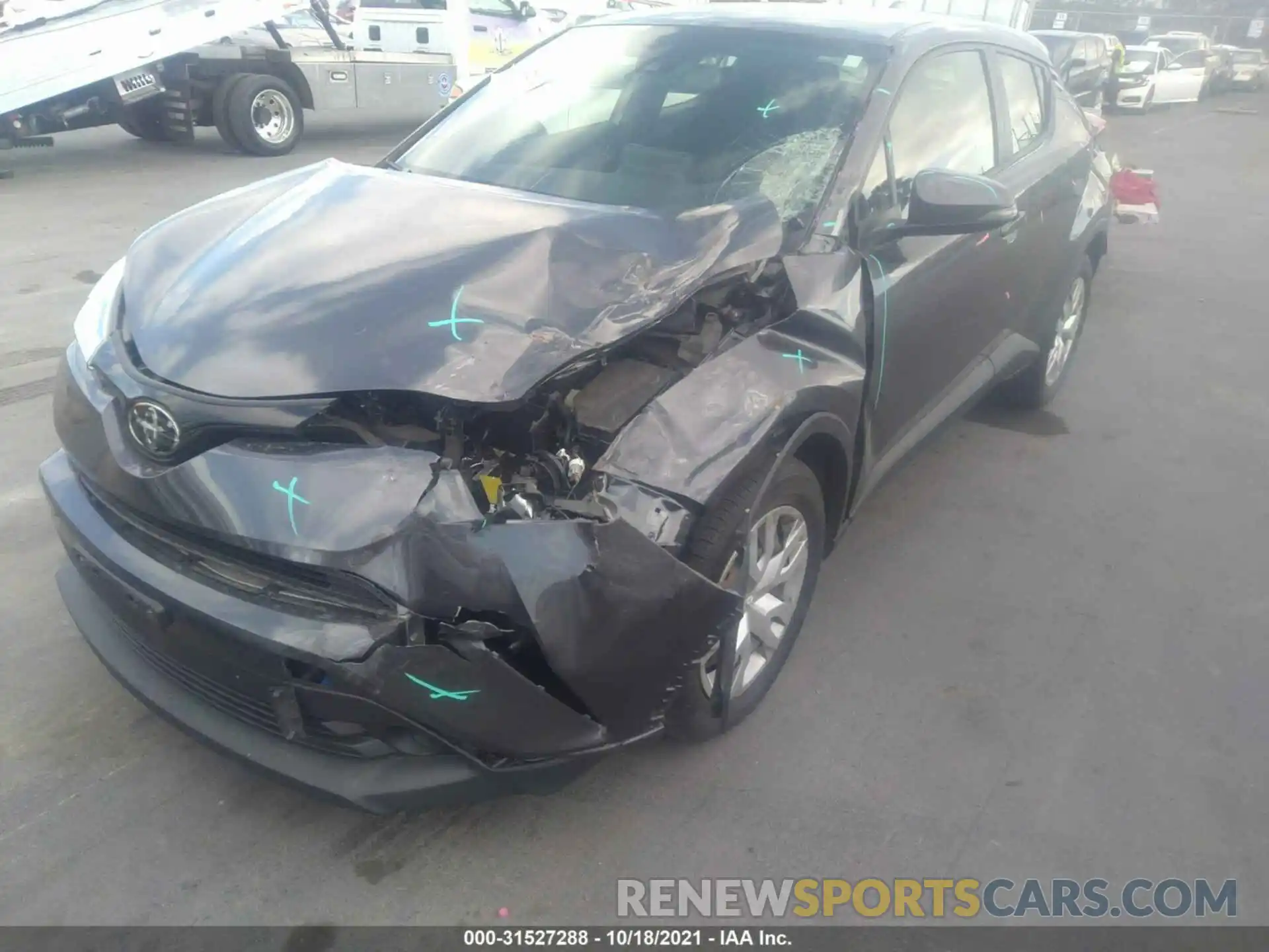 6 Photograph of a damaged car JTNKHMBX7K1019575 TOYOTA C-HR 2019