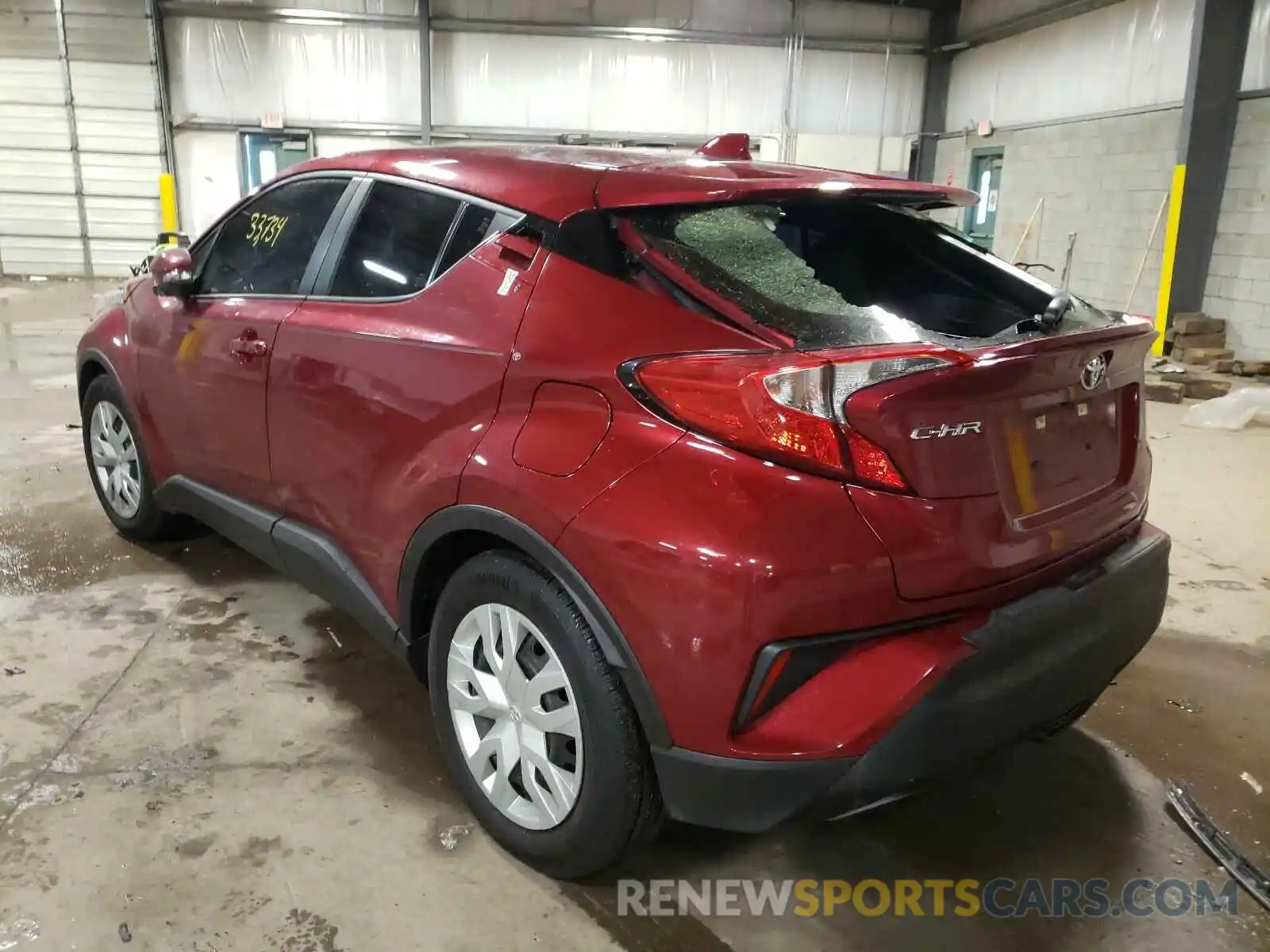 3 Photograph of a damaged car JTNKHMBX7K1020080 TOYOTA C-HR 2019