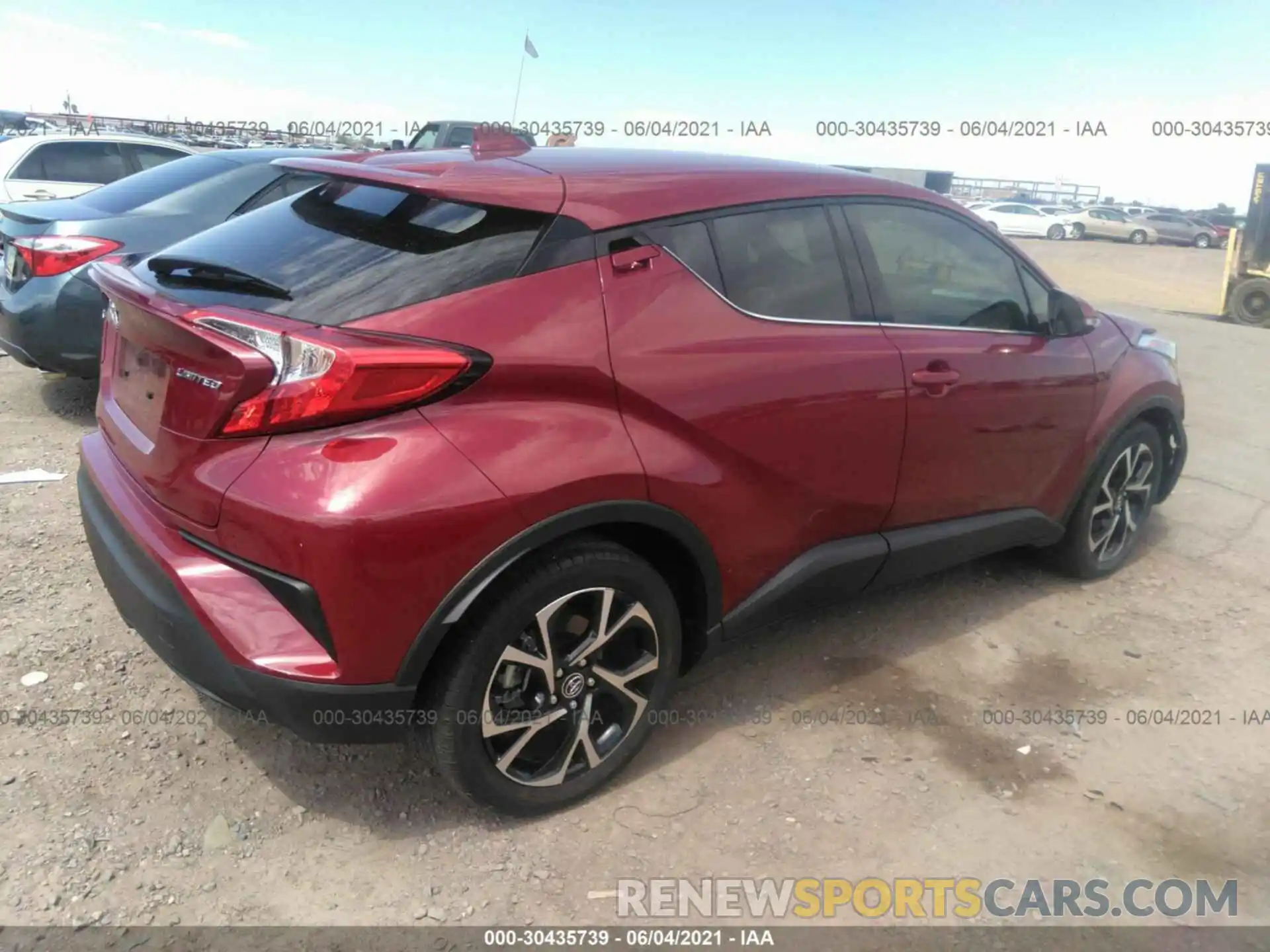 4 Photograph of a damaged car JTNKHMBX7K1021889 TOYOTA C-HR 2019