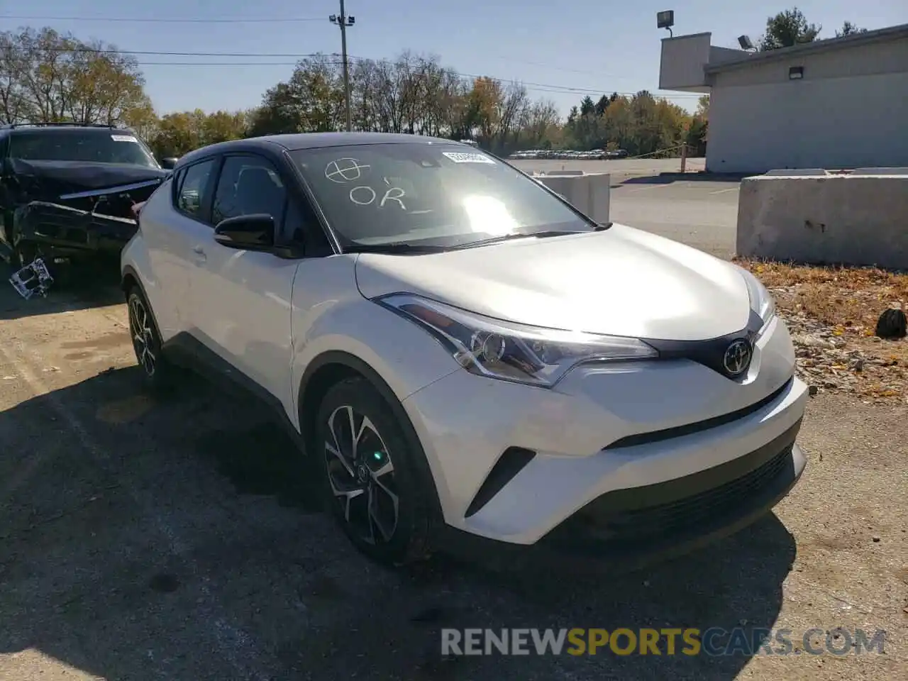 1 Photograph of a damaged car JTNKHMBX7K1022198 TOYOTA C-HR 2019