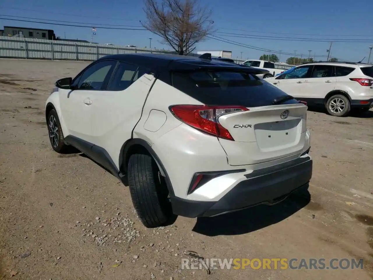 3 Photograph of a damaged car JTNKHMBX7K1022198 TOYOTA C-HR 2019