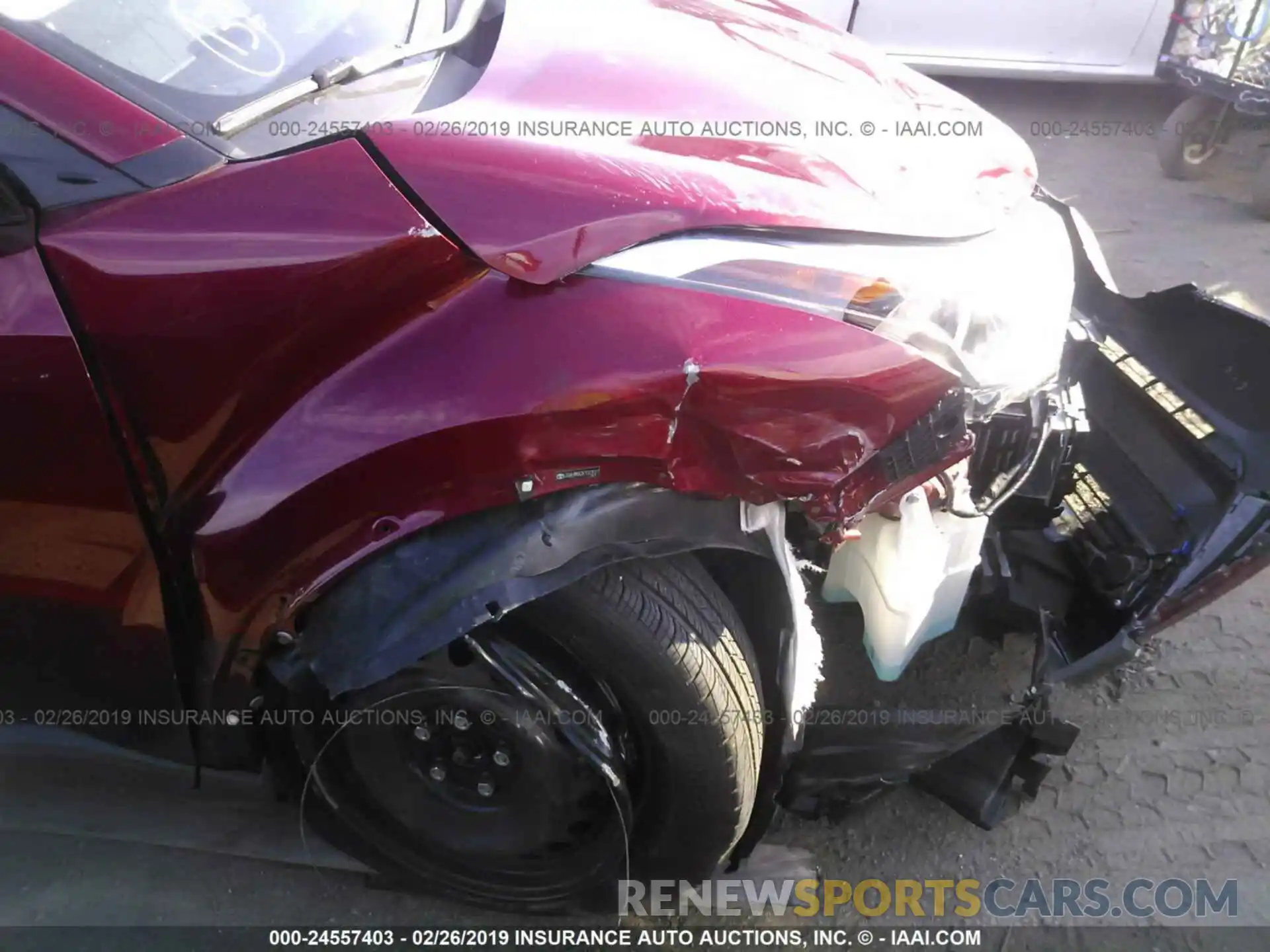 6 Photograph of a damaged car JTNKHMBX7K1023027 TOYOTA C-HR 2019